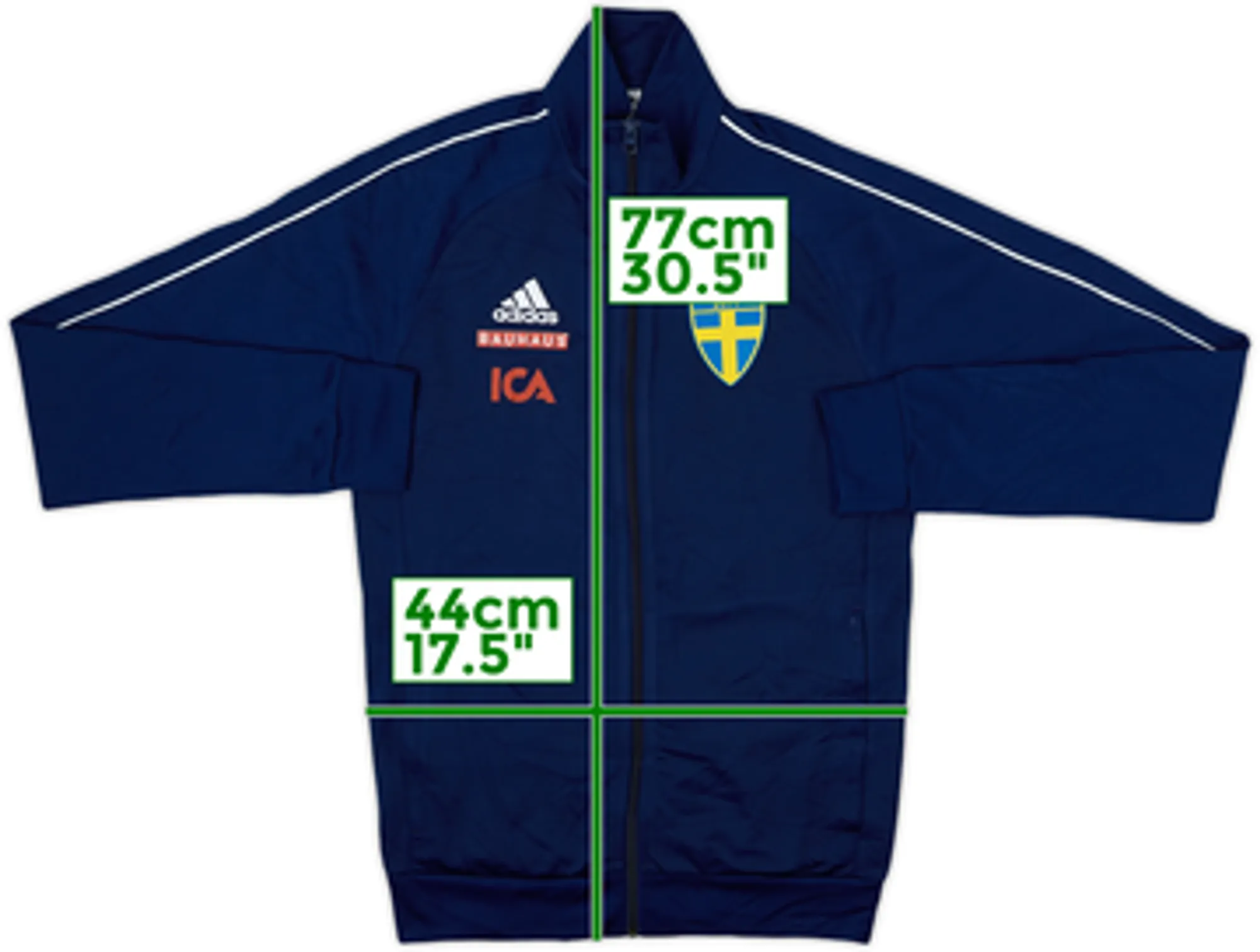 2020-21 Sweden adidas Track Jacket - 8/10 - (S)