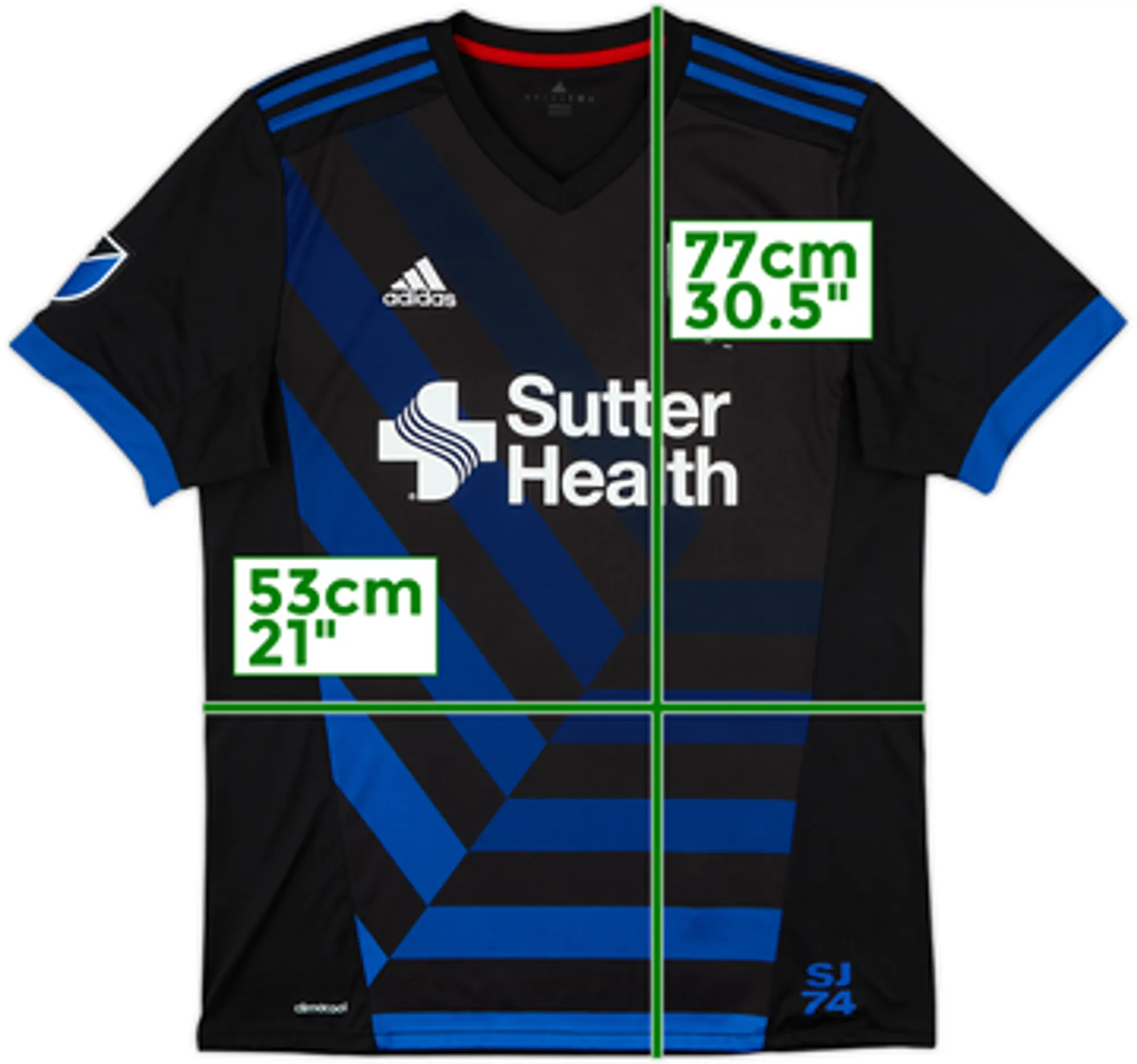 2017-18 San Jose Earthquakes Home Shirt - 7/10 - (L)