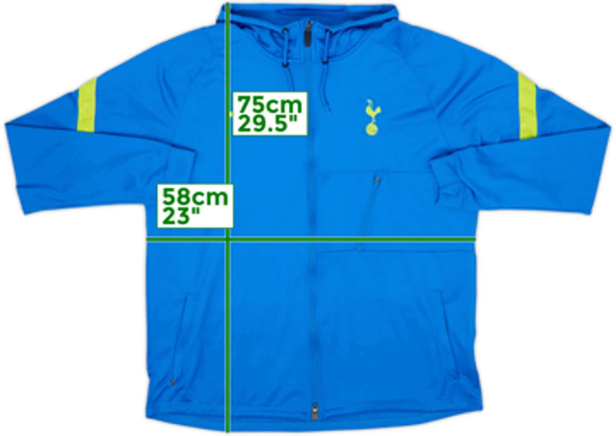 2021-22 Tottenham Nike Hooded Track Jacket - 8/10 - (XL)
