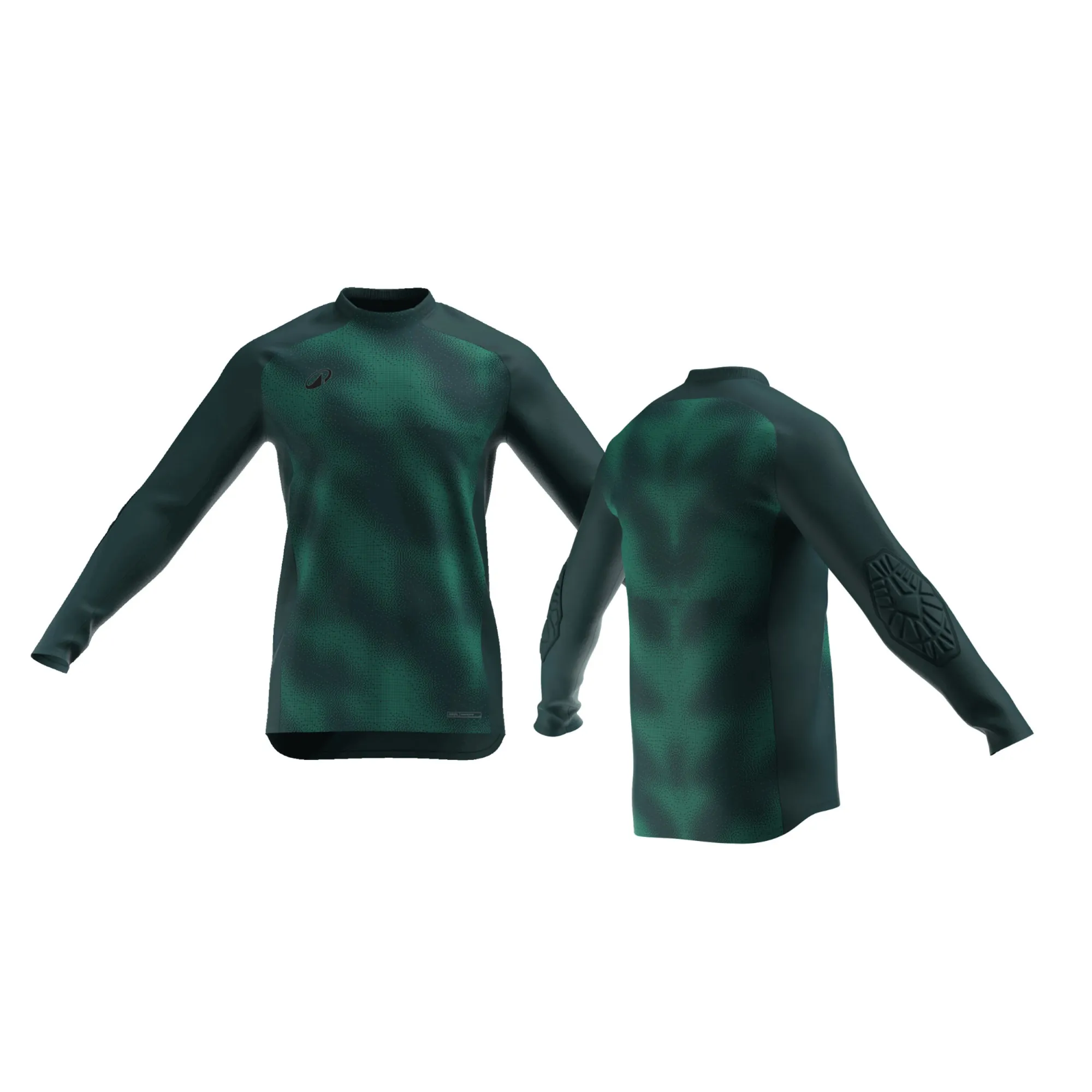 Adult Football Goalkeeper Shirt With Protection F500 - Black