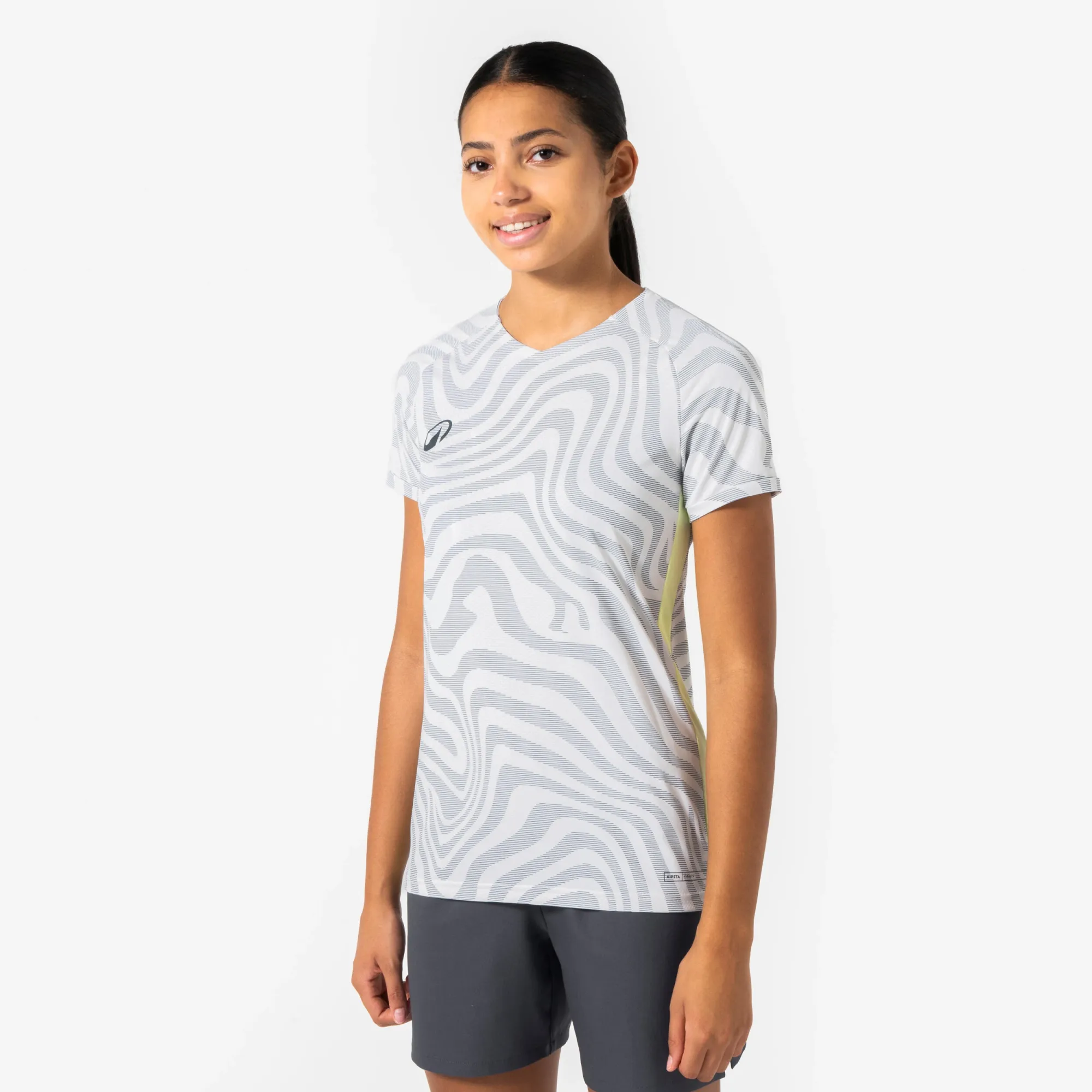 Women's Short-Sleeved Football Shirt Viralto - Ivory