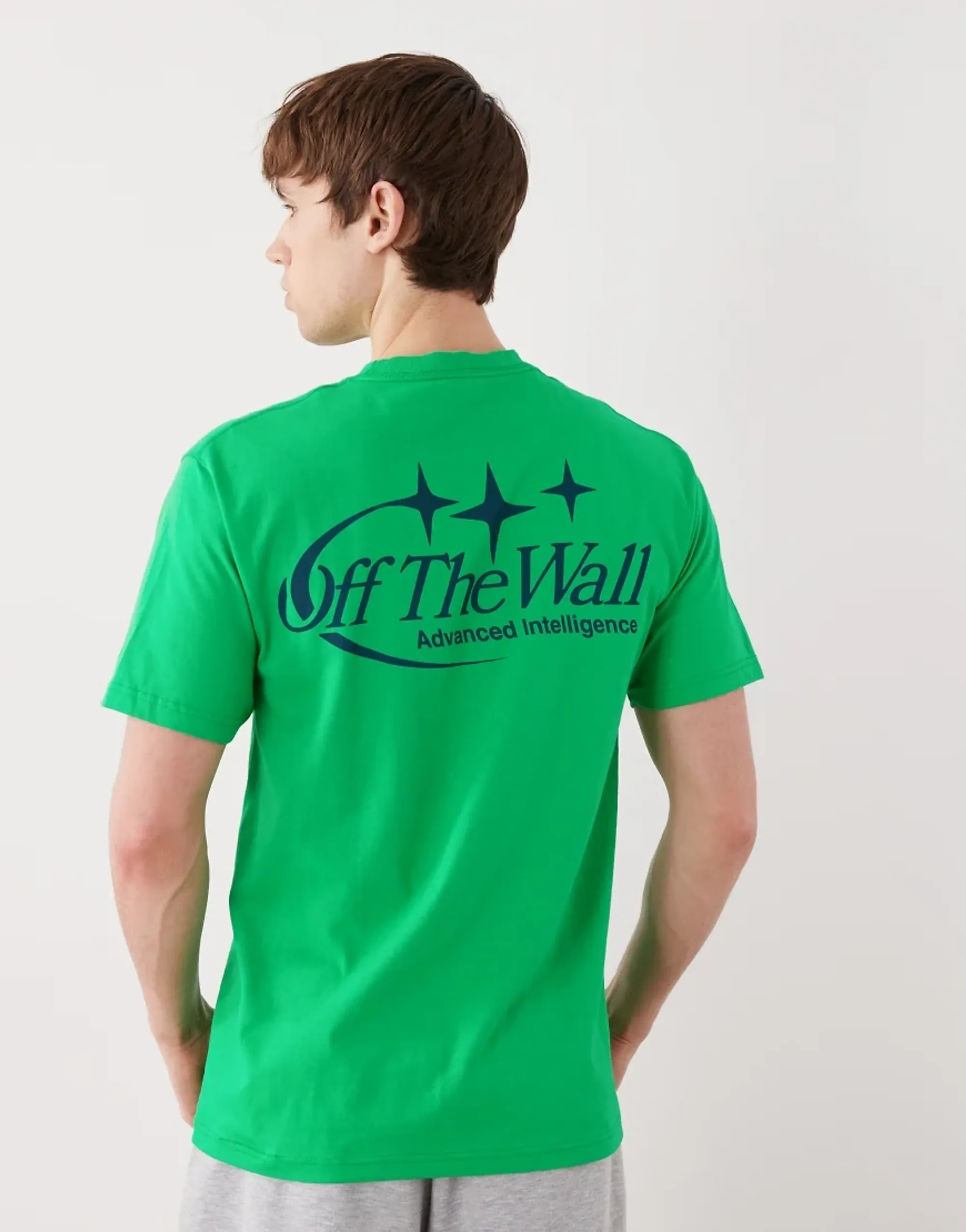 Vans Advanced Vee Tee In Vivid Verdant-Green