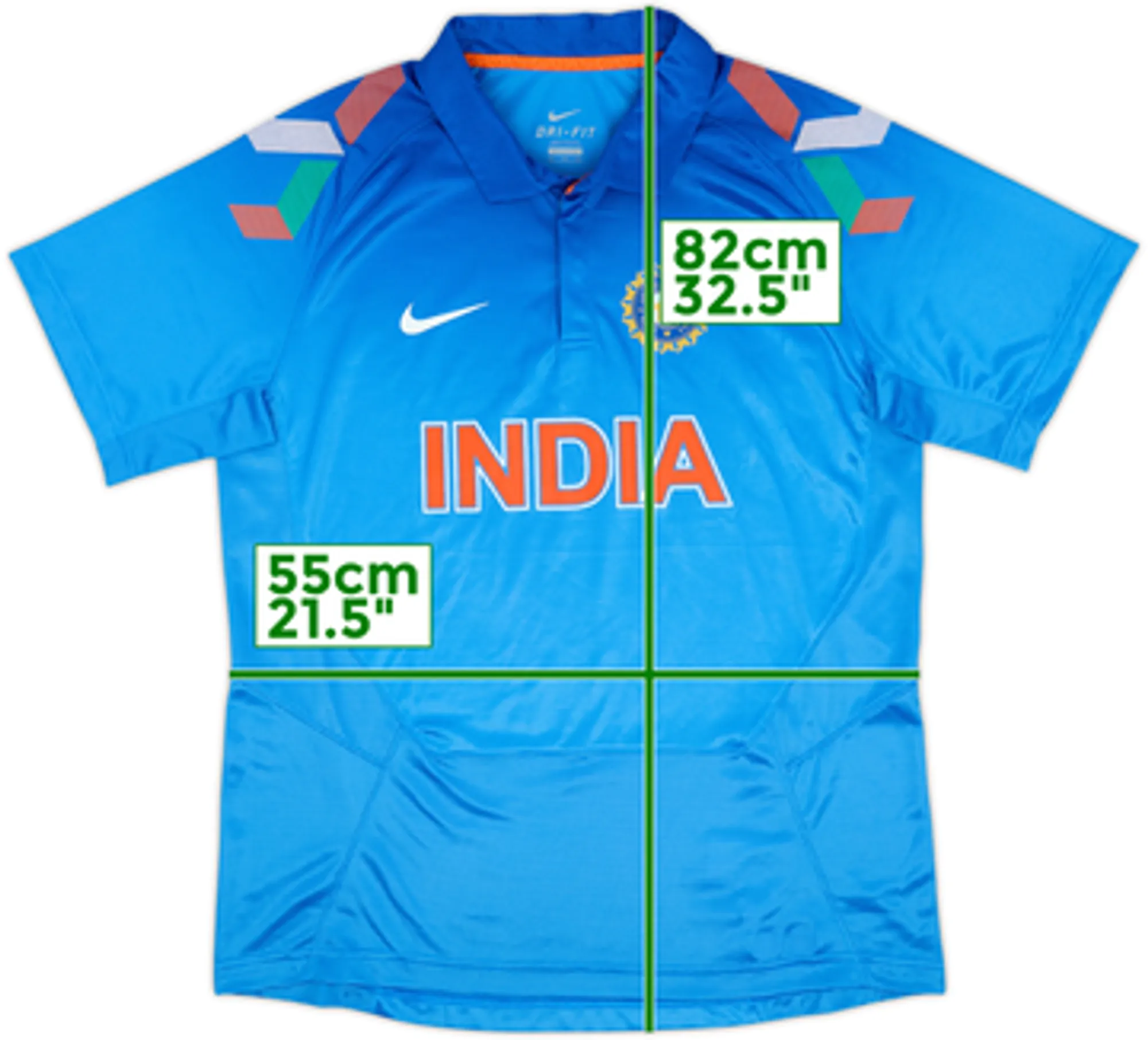 2012-13 India Cricket Home Shirt - 10/10 - (XXL)