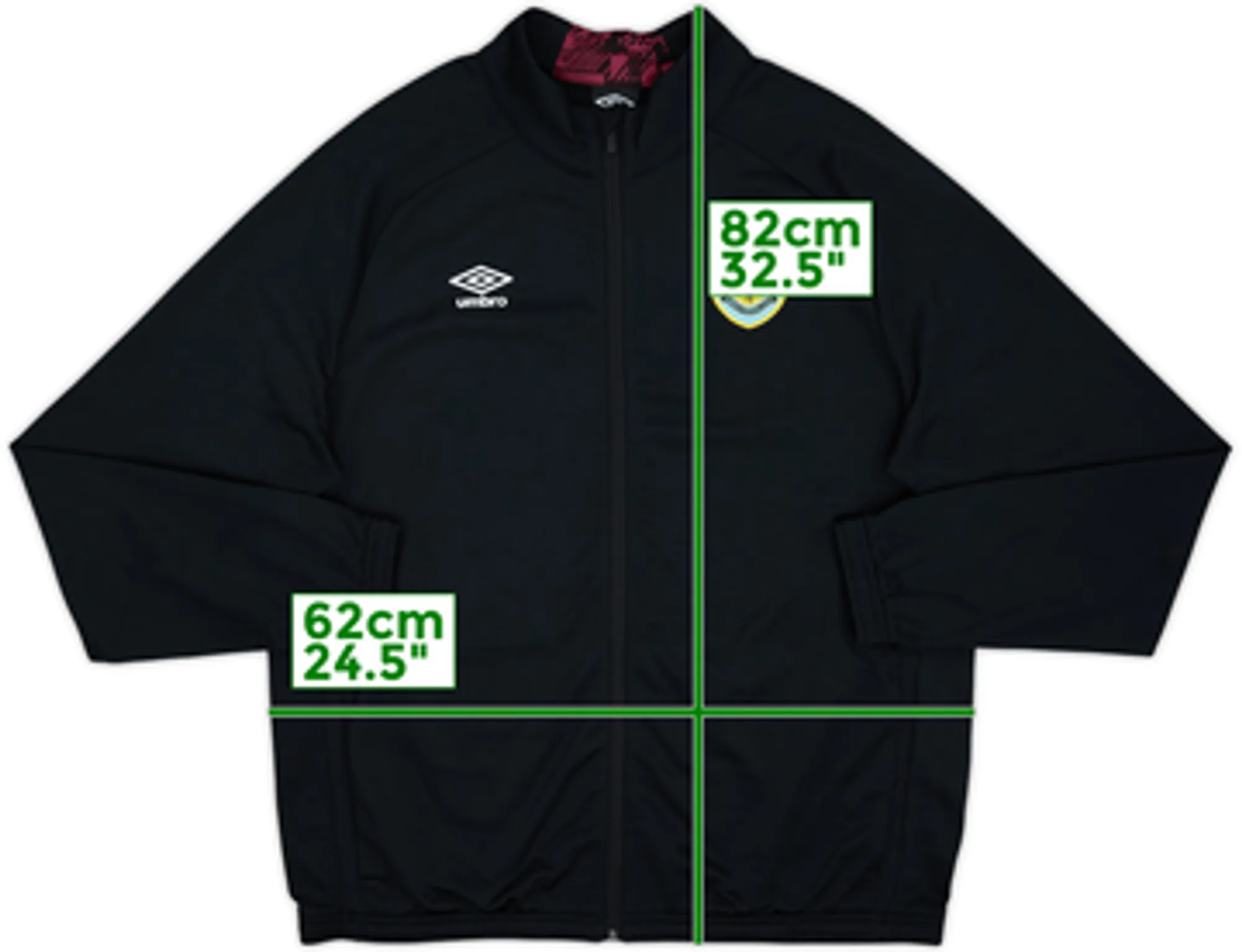 2020-21 Burnley Umbro Track Jacket - 10/10 - (XXL)