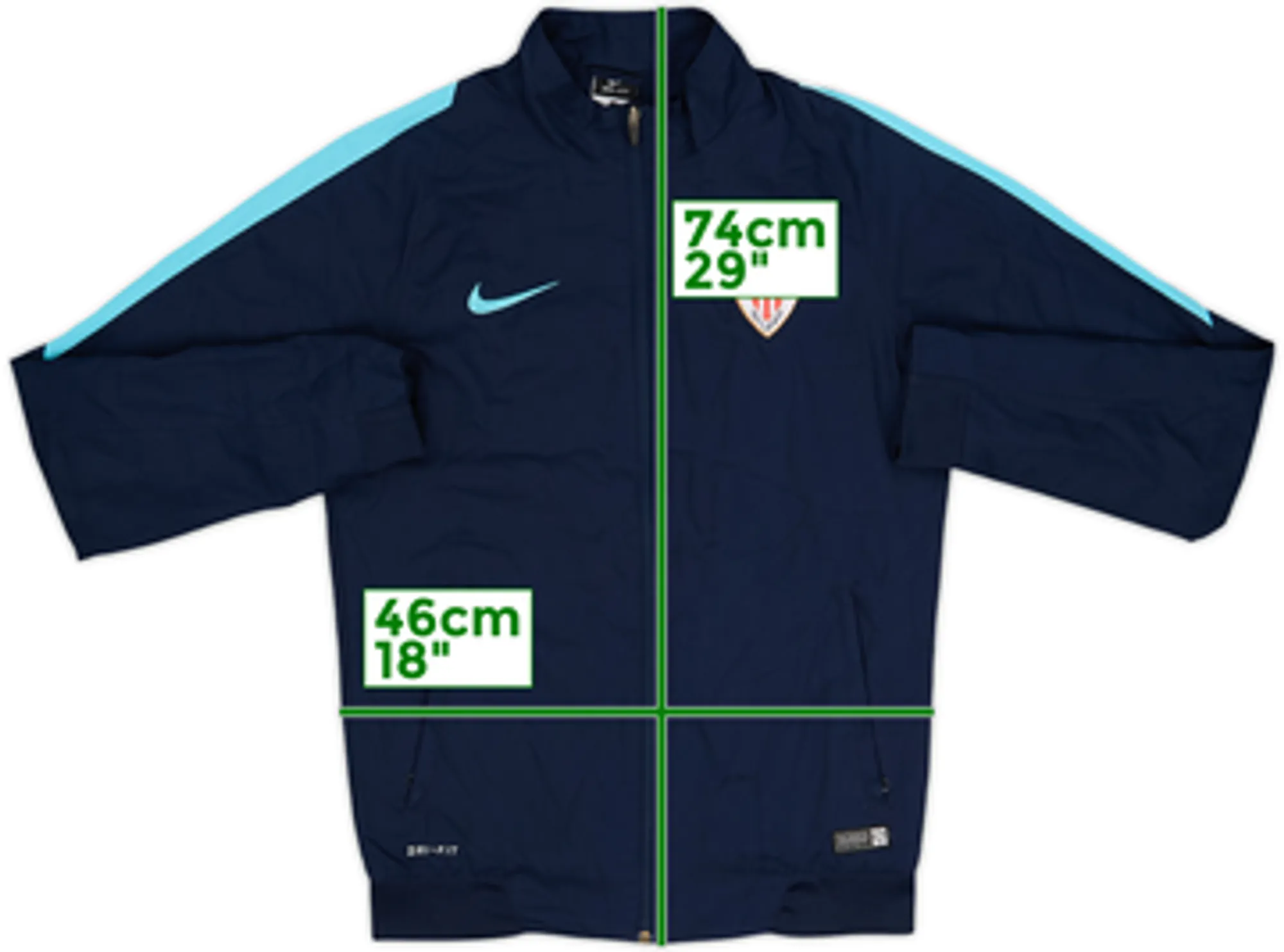 2015-16 Athletic Bilbao Nike Track Jacket - 6/10 - (S)
