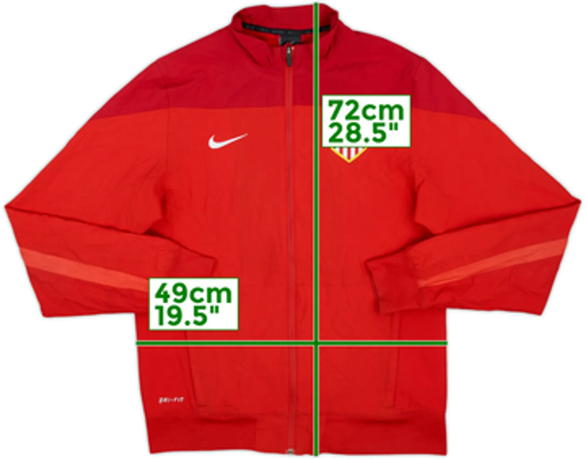 2013-14 Atletico Madrid Nike Track Jacket - 6/10 - (S)