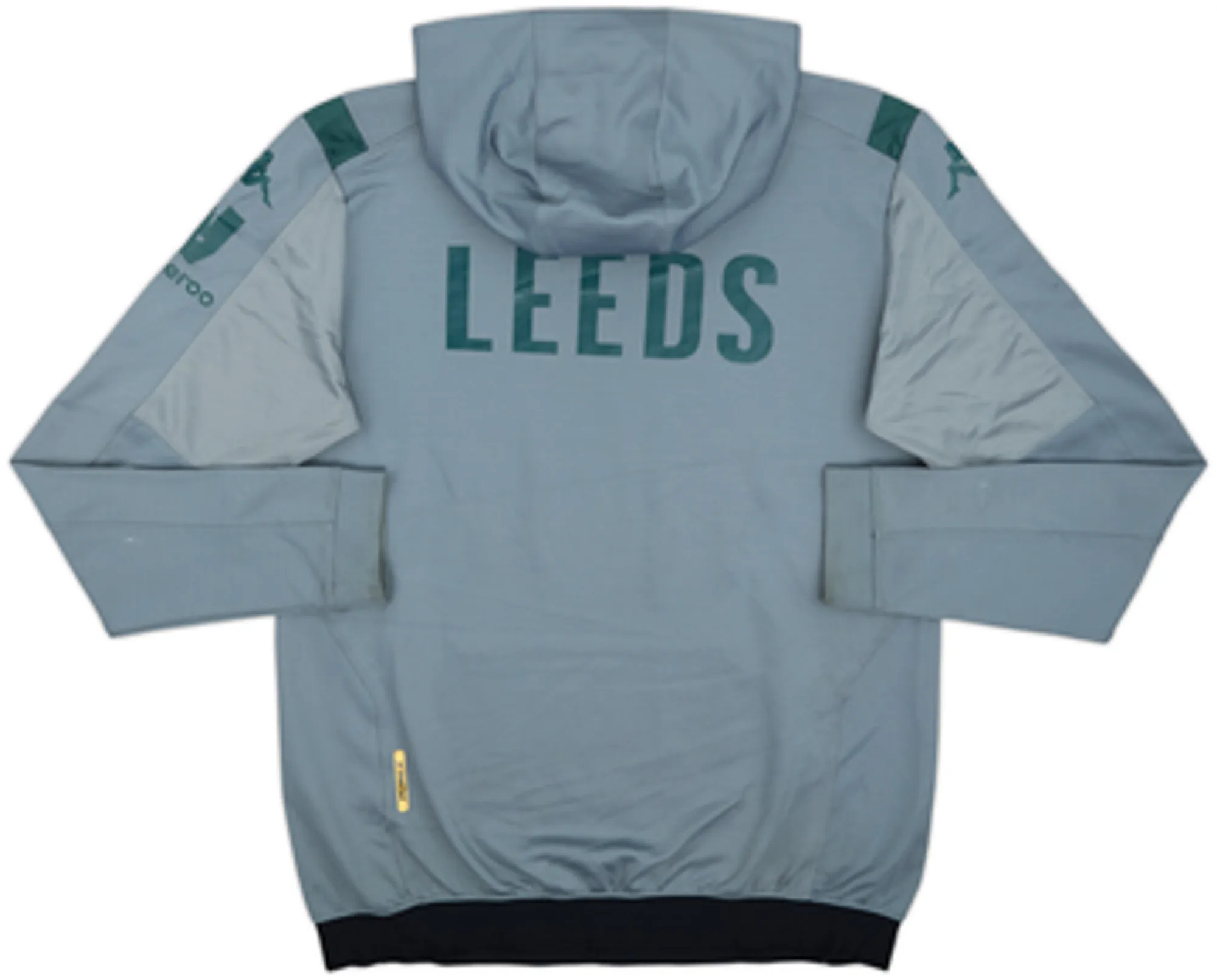 2019-20 Leeds United Kappa Hooded Drill Top - 8/10 - (XL)