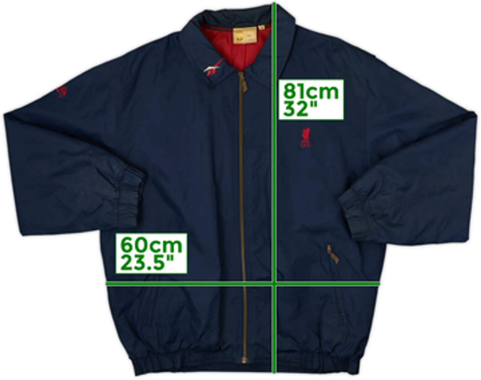 1997-99 Liverpool Reebok Padded Bomber Jacket - 8/10 - (M)