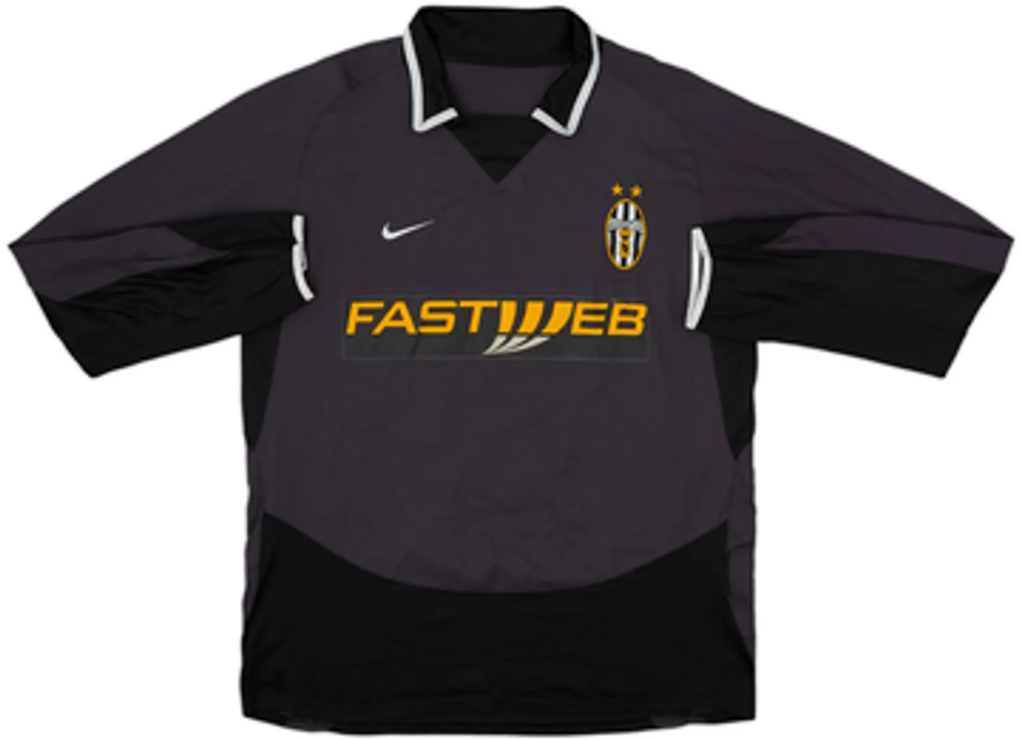 2003-04 Juventus Player Issue Third L/S Shirt Nedved #11 - 7/10 - (M)