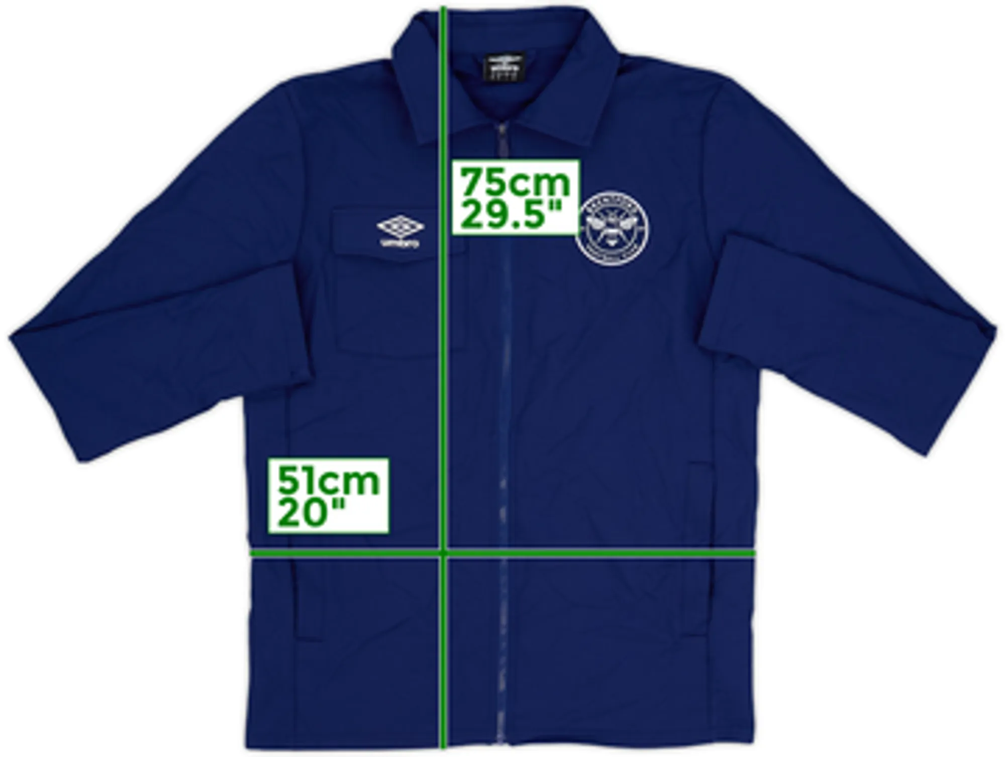 2024-25 Brentford Umbro Track Jacket - 8/10 - (M)