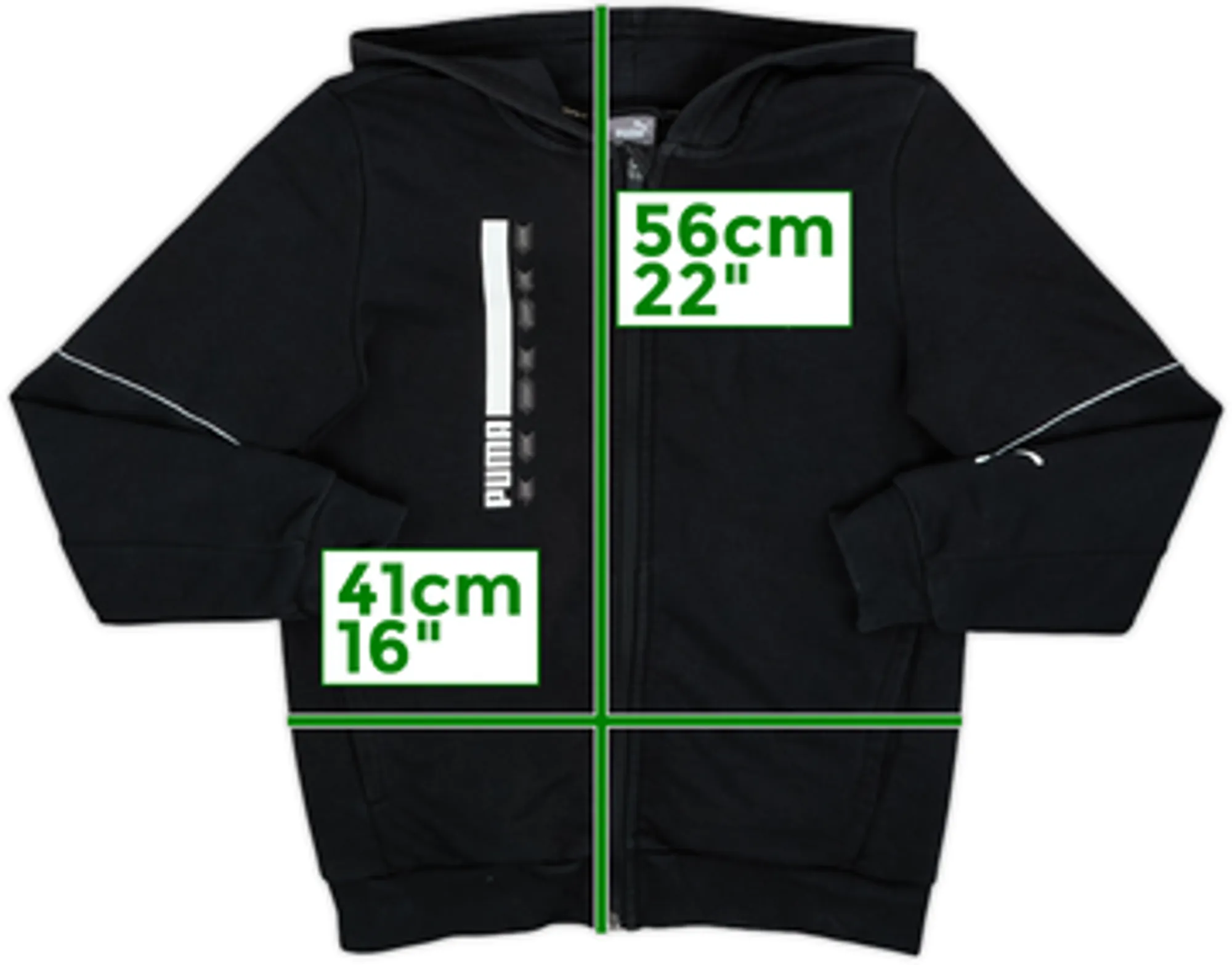 2022-23 Borussia Monchengladbach Puma Hooded Track Jacket - 7/10 - (M.Boys)