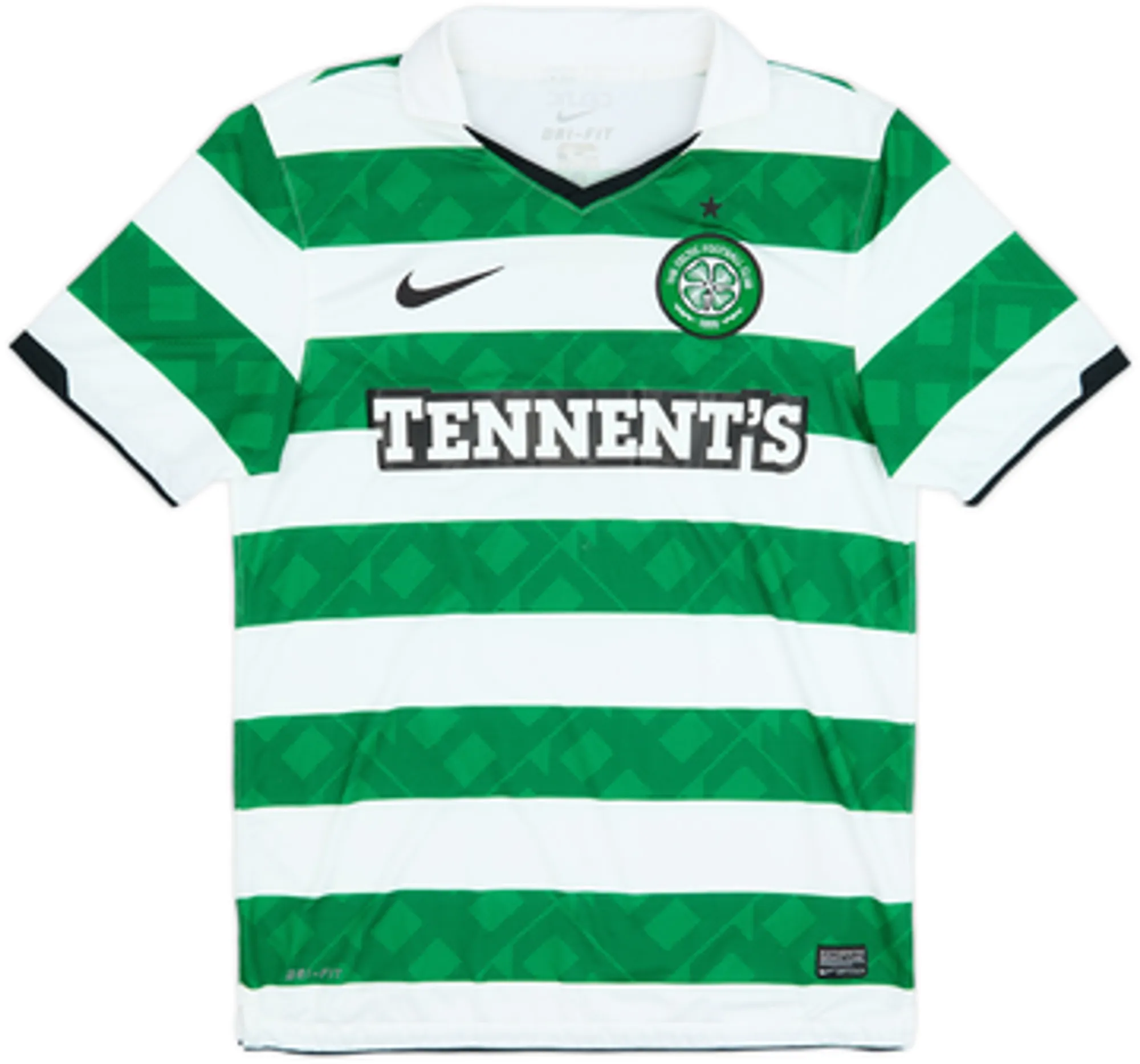 2010-12 Celtic Home Shirt Brown #8 - 6/10 - (L)