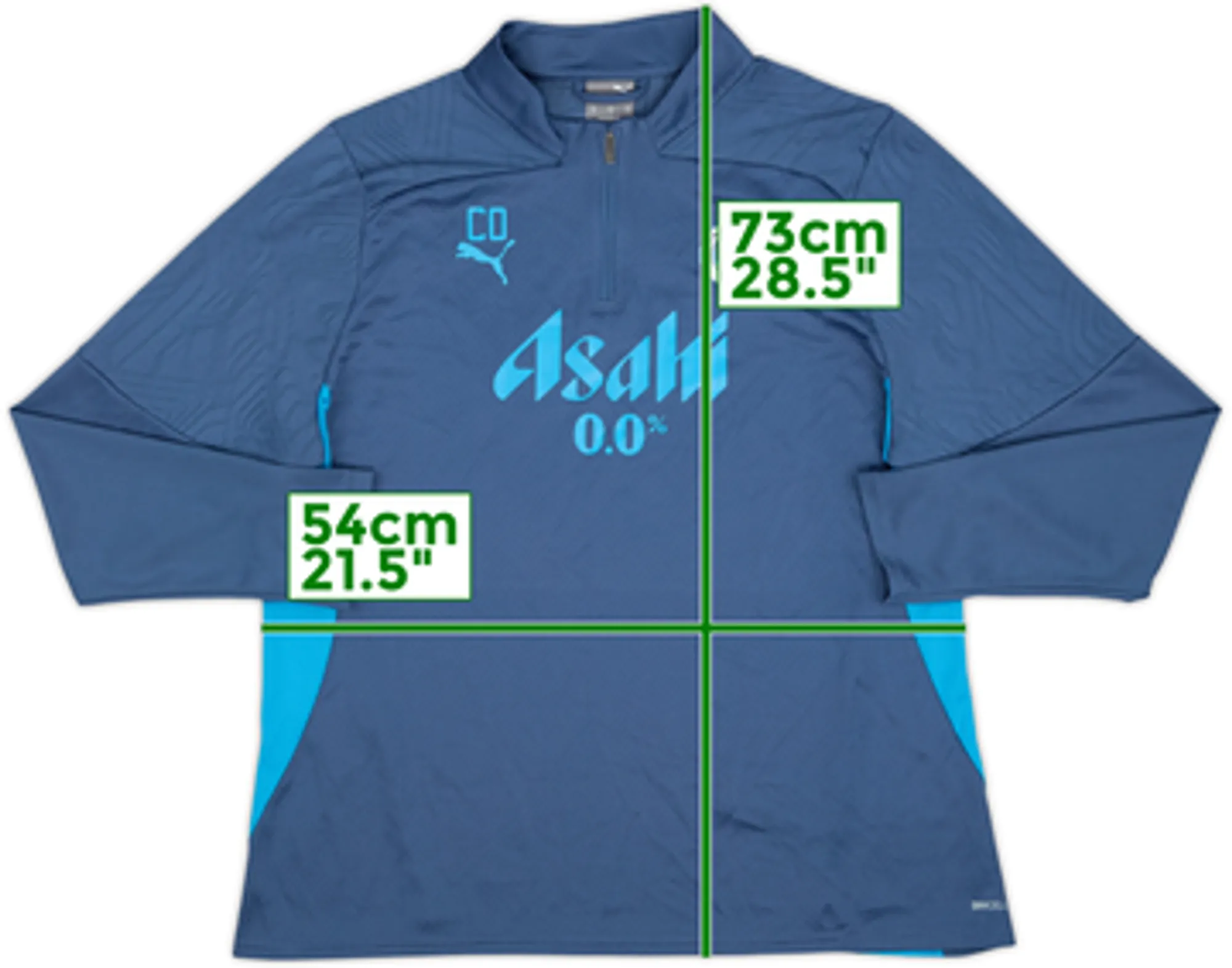 2024-25 Manchester City Staff Issue Puma 1/4 Zip Drill Top CO - 10/10 - (XL)