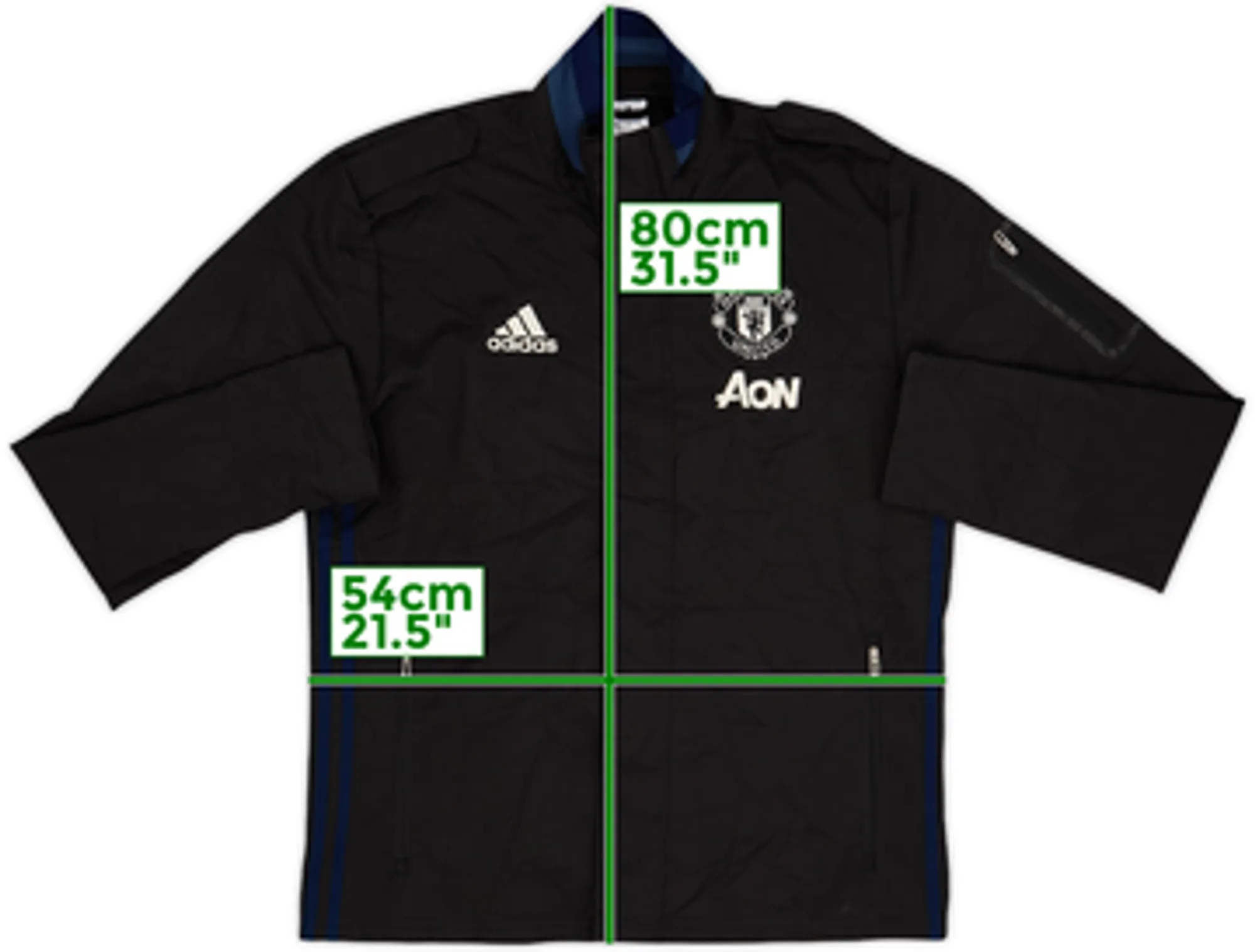 2016-17 Manchester United adidas Bomber Jacket - 8/10 - (M)