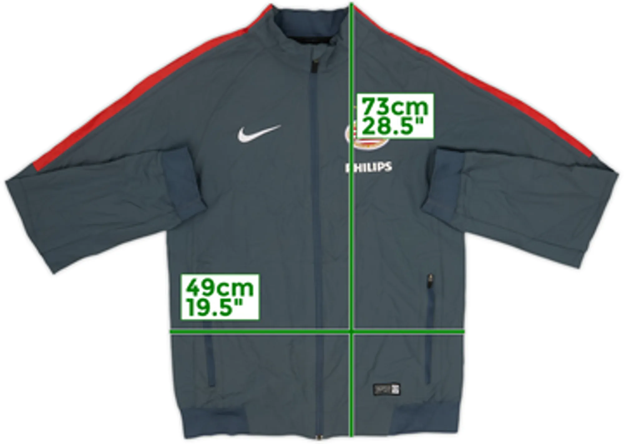 2014-15 PSV Nike Track Jacket - 8/10 - (S)