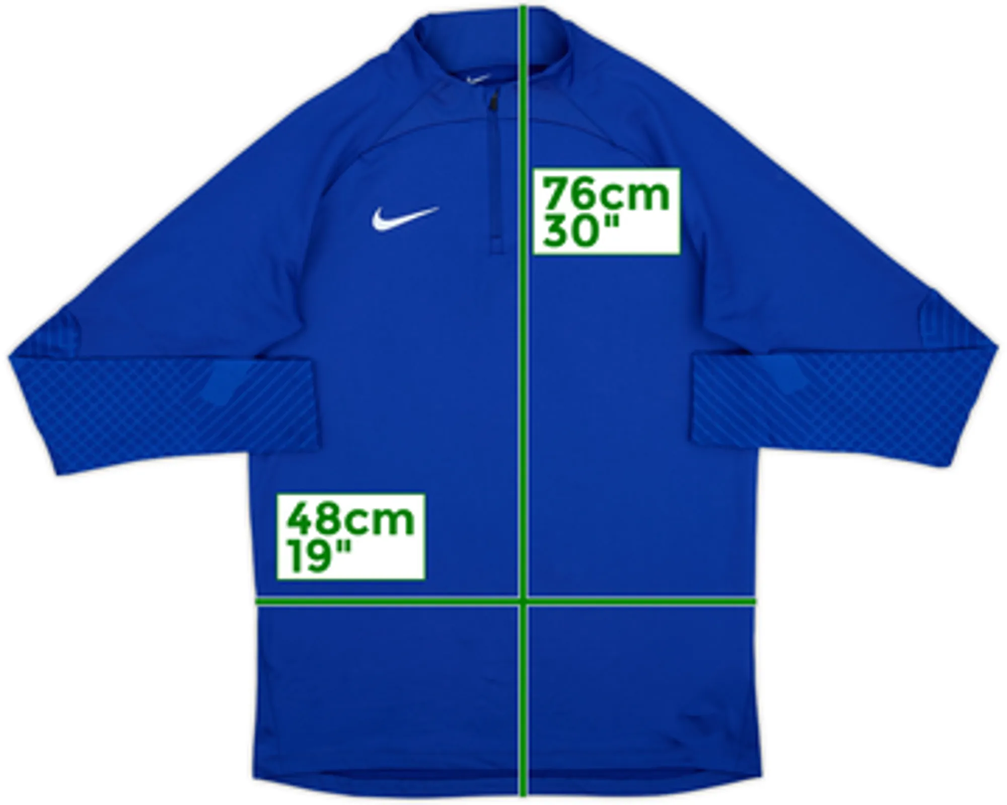 2022-23 Paris Saint-Germain Nike 1/4 Zip Drill Top - 10/10 - (M)