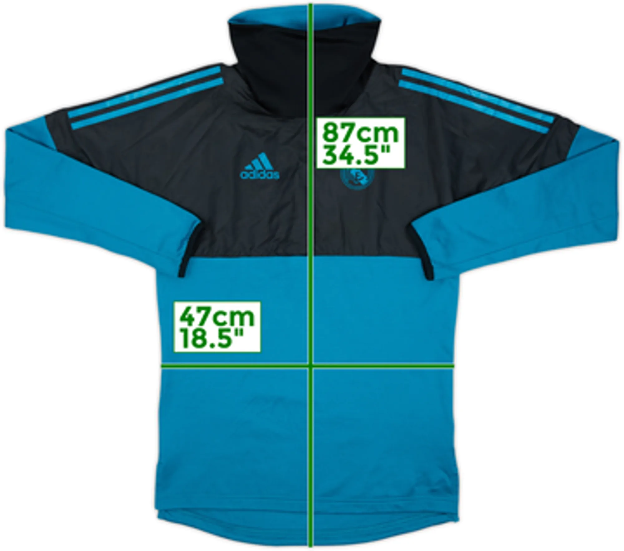 2017-18 Real Madrid adidas Drill Top - 9/10 - (XS)