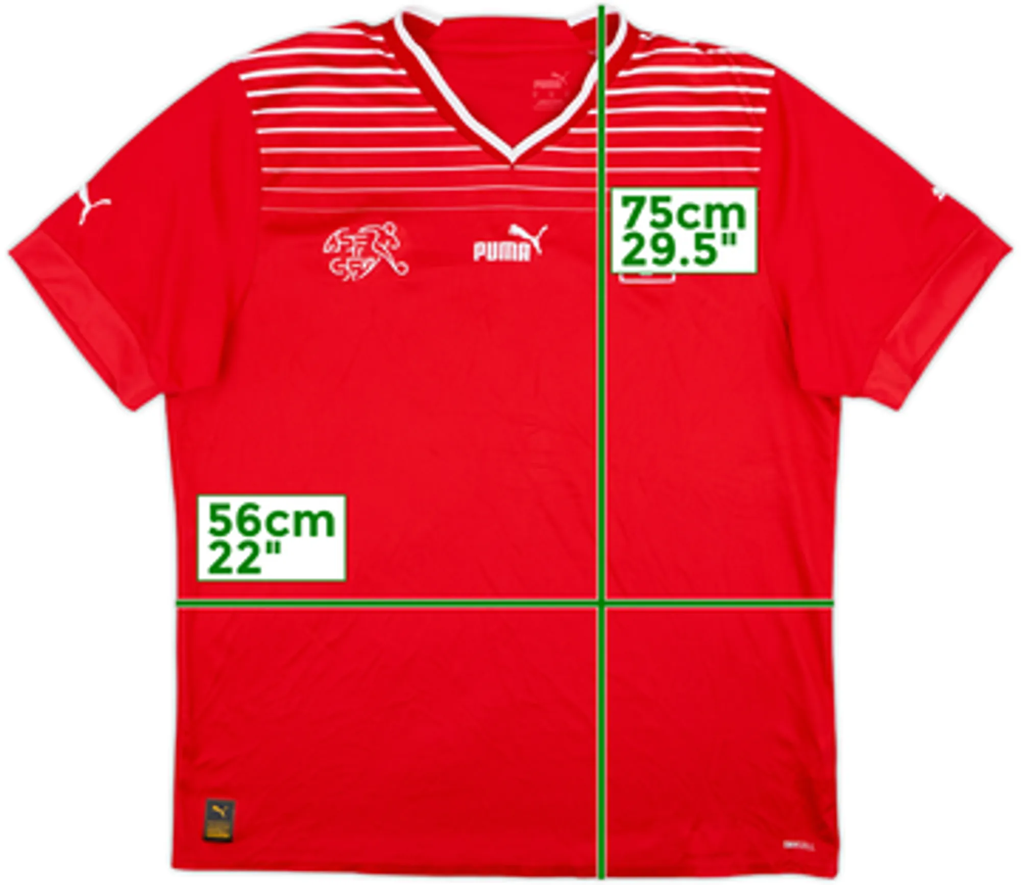 2022-23 Switzerland Home Shirt - 9/10 - (S)