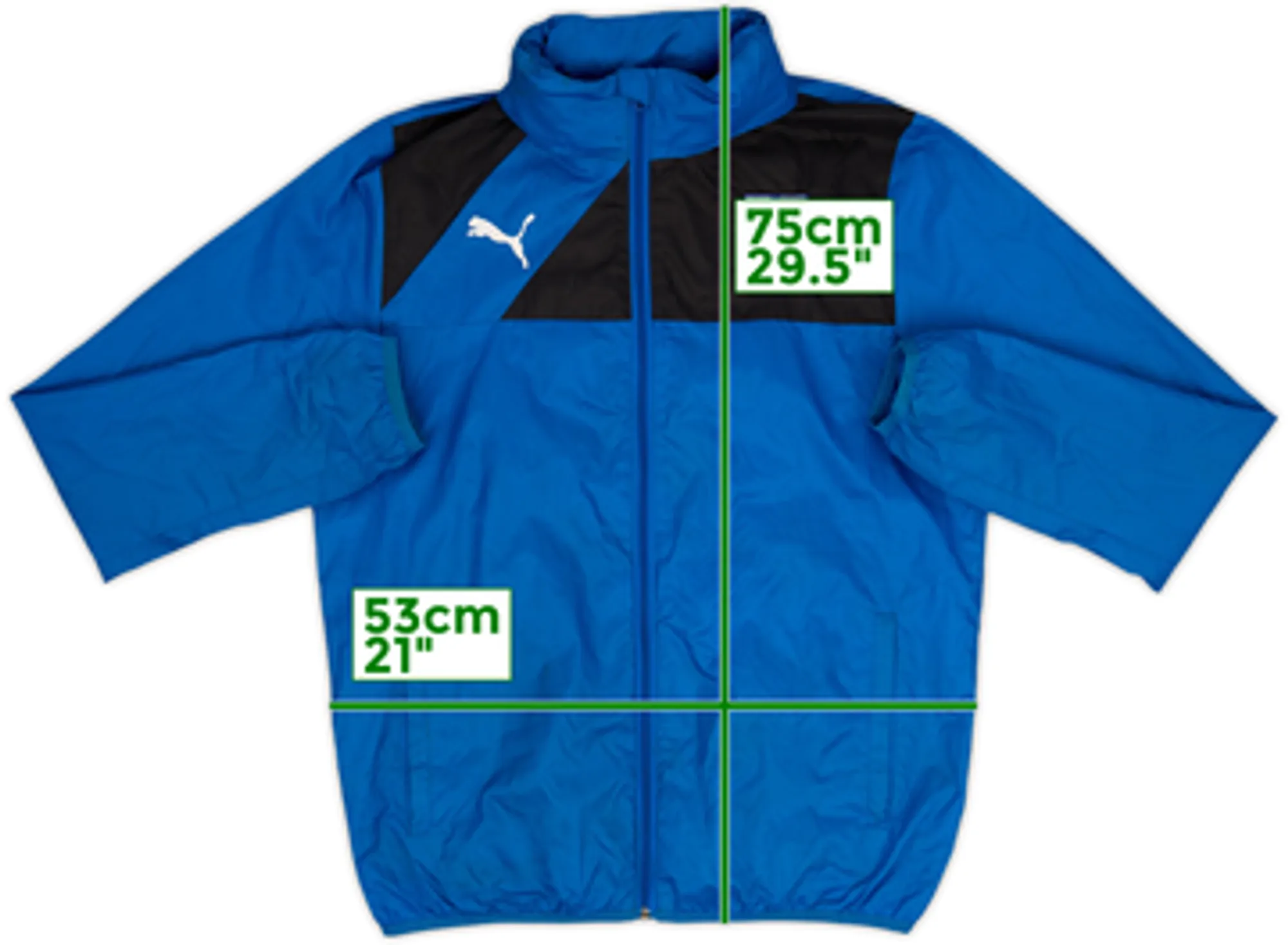 2018-19 Tranmere Rovers Puma Hooded Rain Jacket - 5/10 - (M)