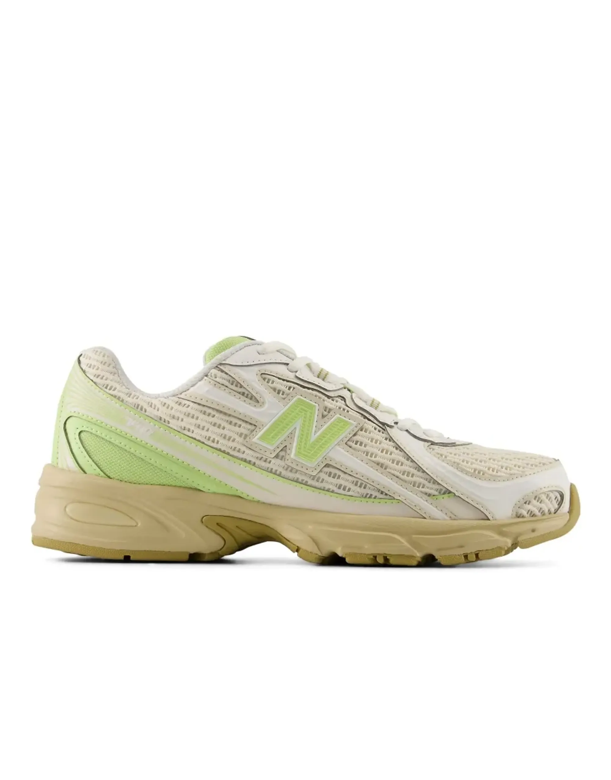 New Balance Unisex 740 in Green/Beige Synthetic