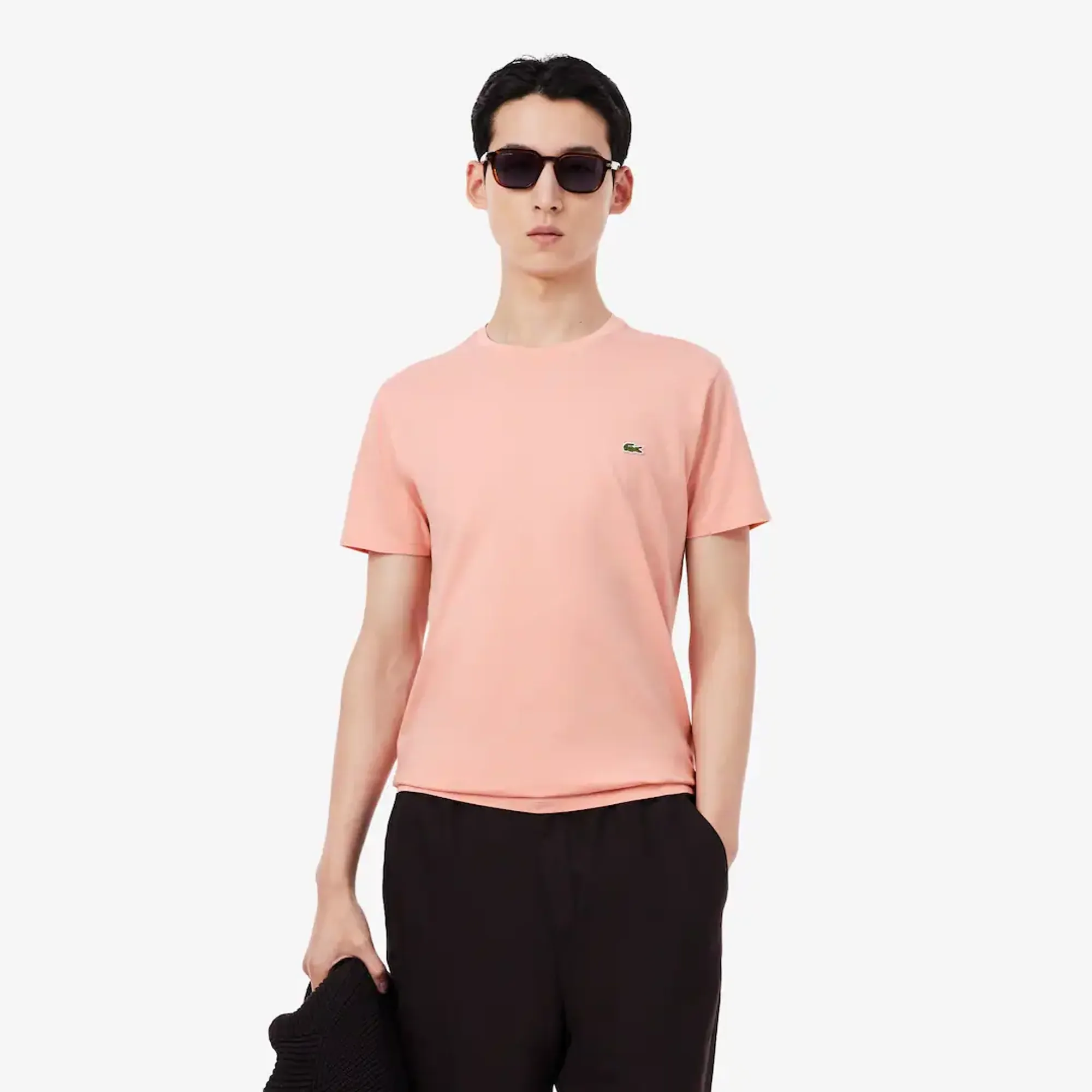 Lacoste Cotton Pima T-shirt - Coral Pink