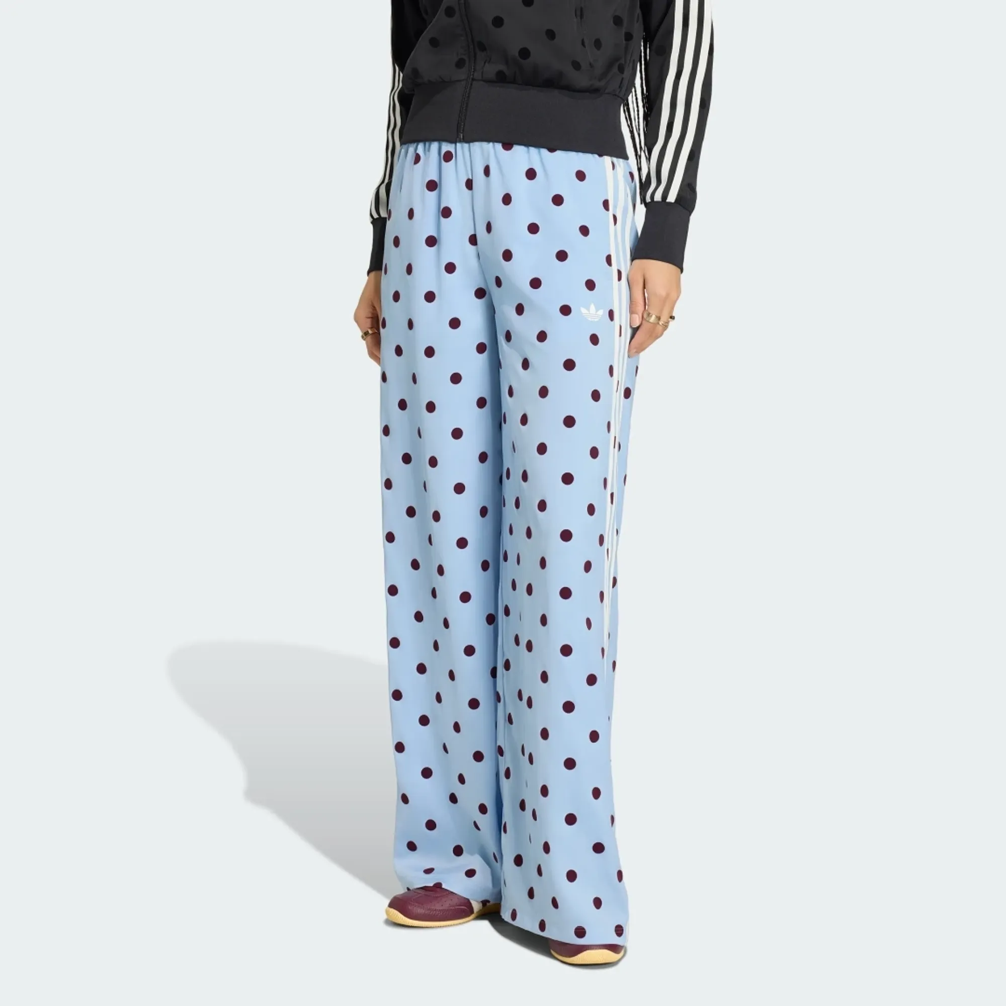 adidas SATIN POLKA DOTS WIDE LEG PANT
