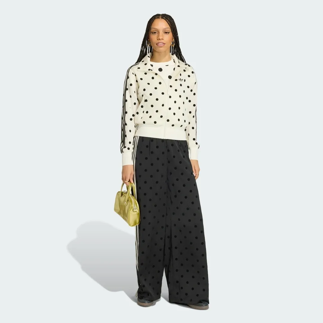 adidas SATIN POLKA DOTS TT Track Top | KV1165 | FOOTY.COM