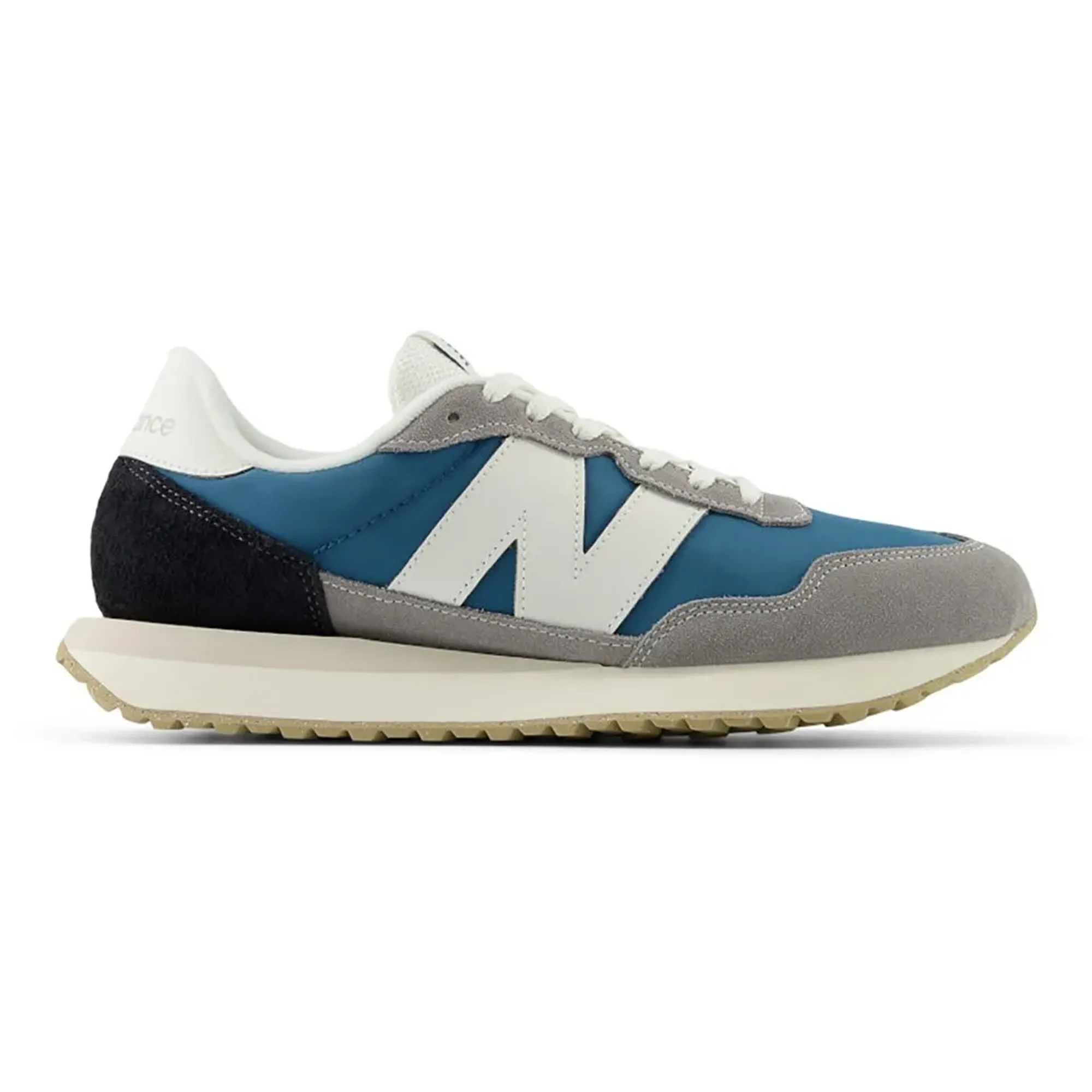 New Balance Men's 237 in Grey/White Leather