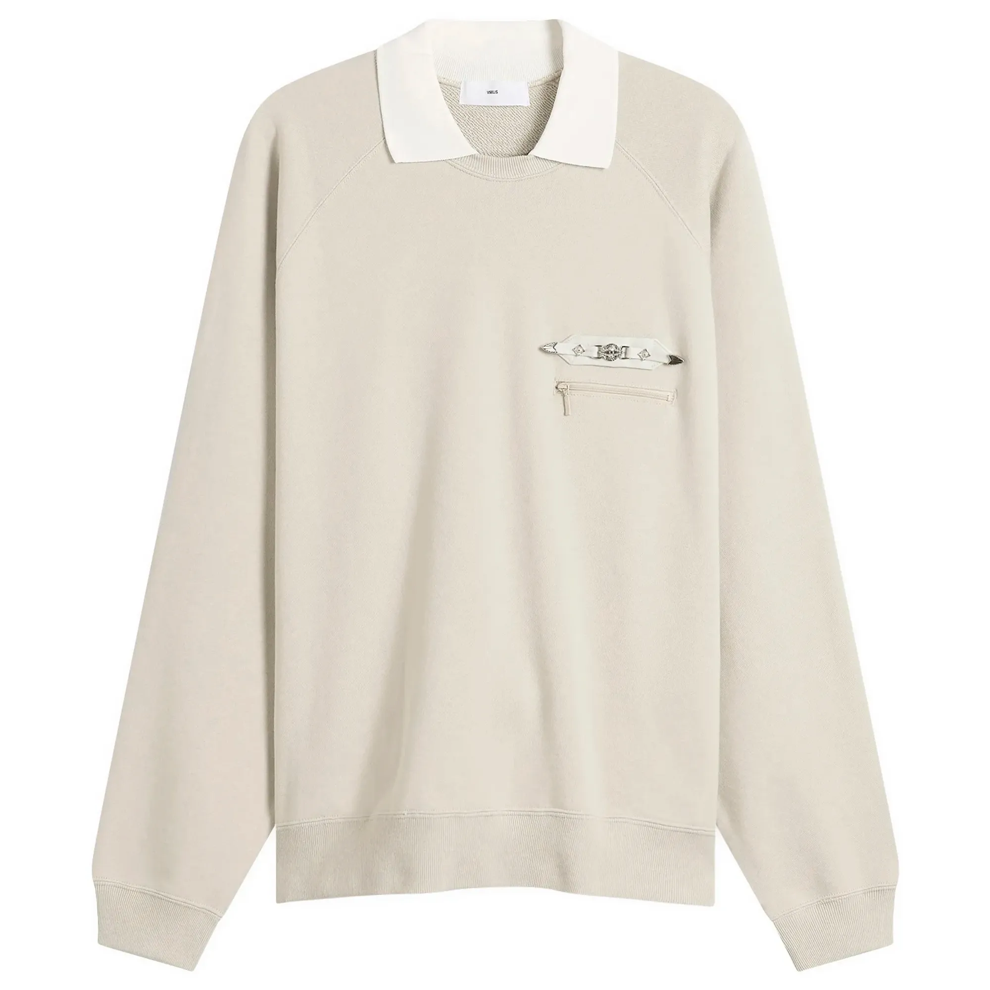 TOGA Polo Collar Sweatshirt Beige