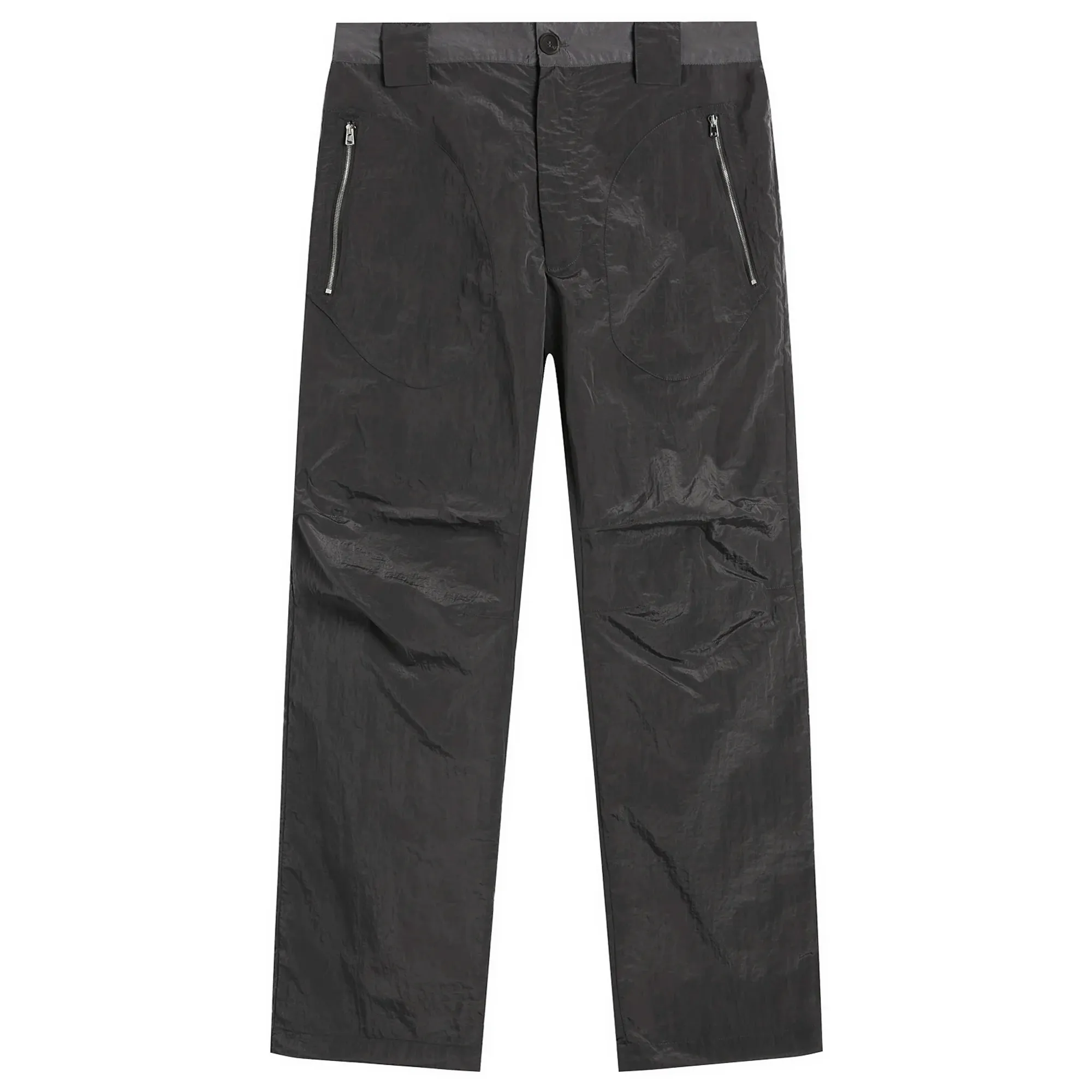 Ranra Men's Wilder Shiny Nylon Cargo Pants Peat