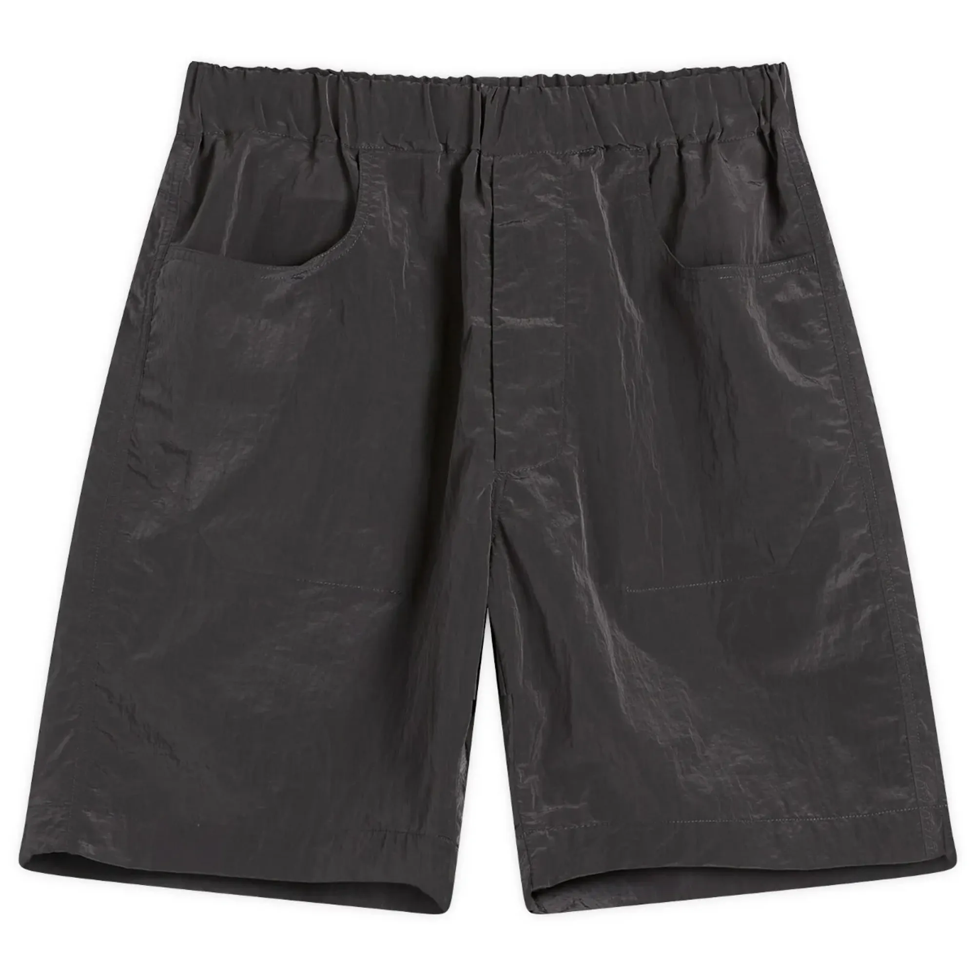 Ranra Men's Stroller Shiny Nylon Shorts Green