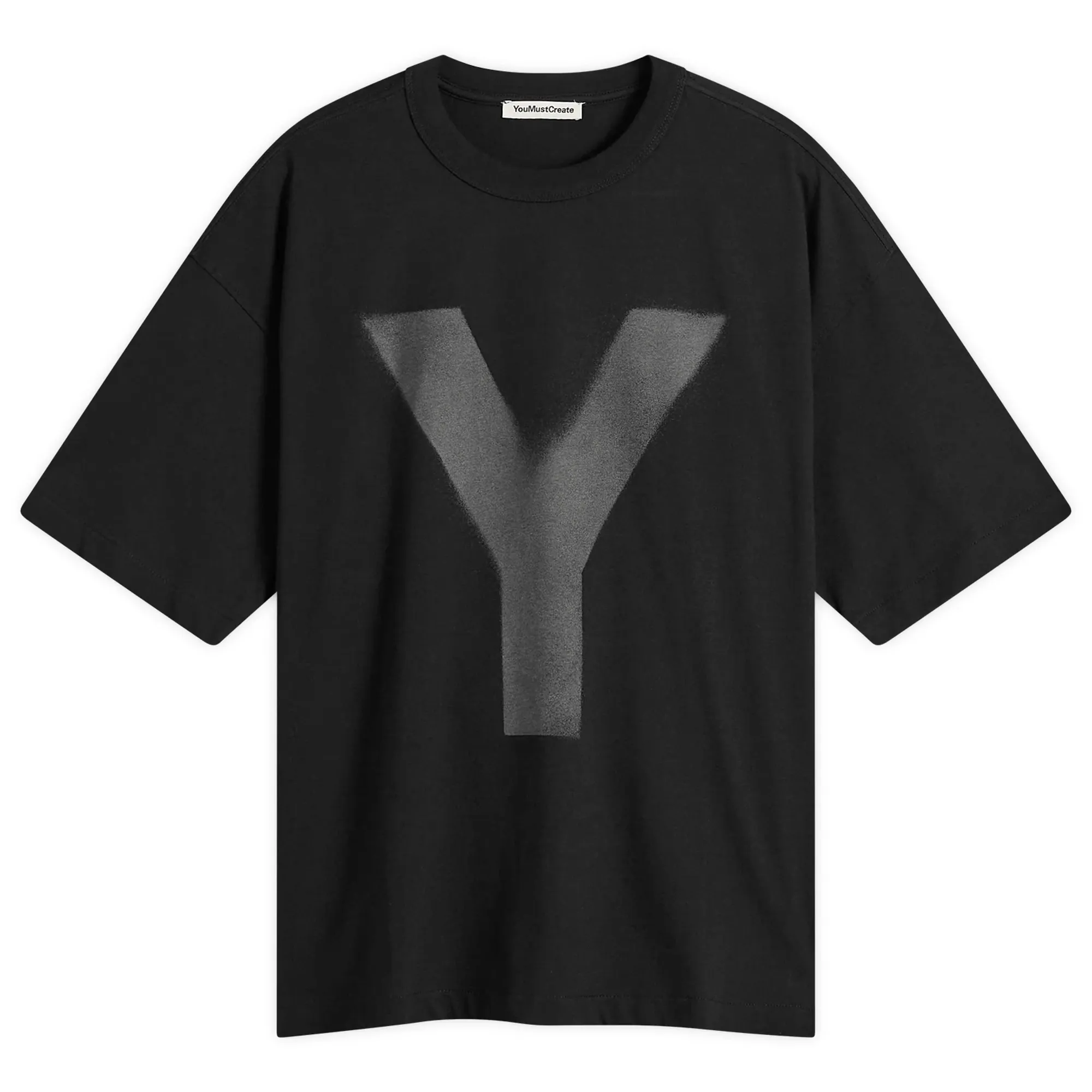 YMC Men's Triple Y Print T-Shirt Black