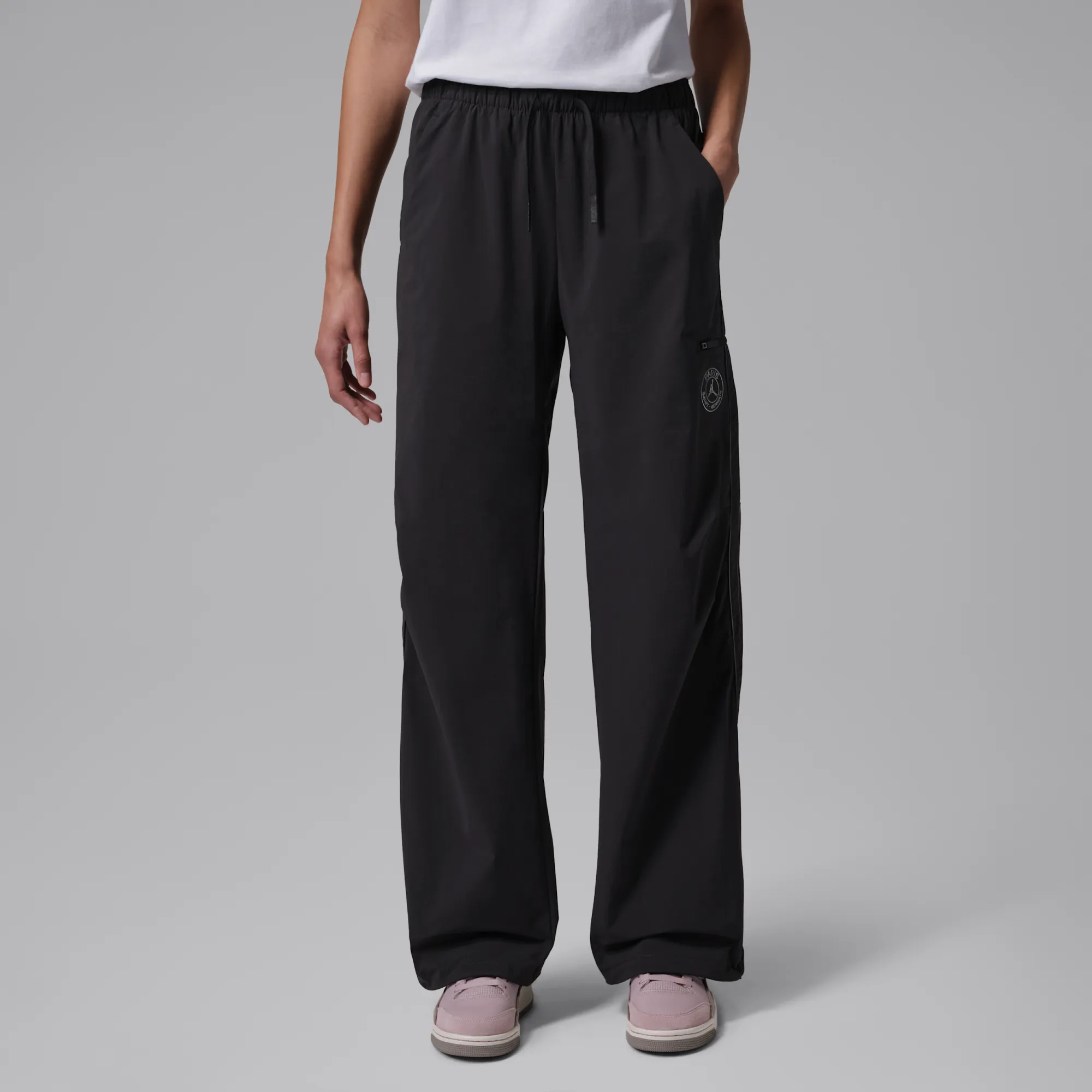 Paris Saint-Germain Women's Tunnel Trousers - Grey - Nylon