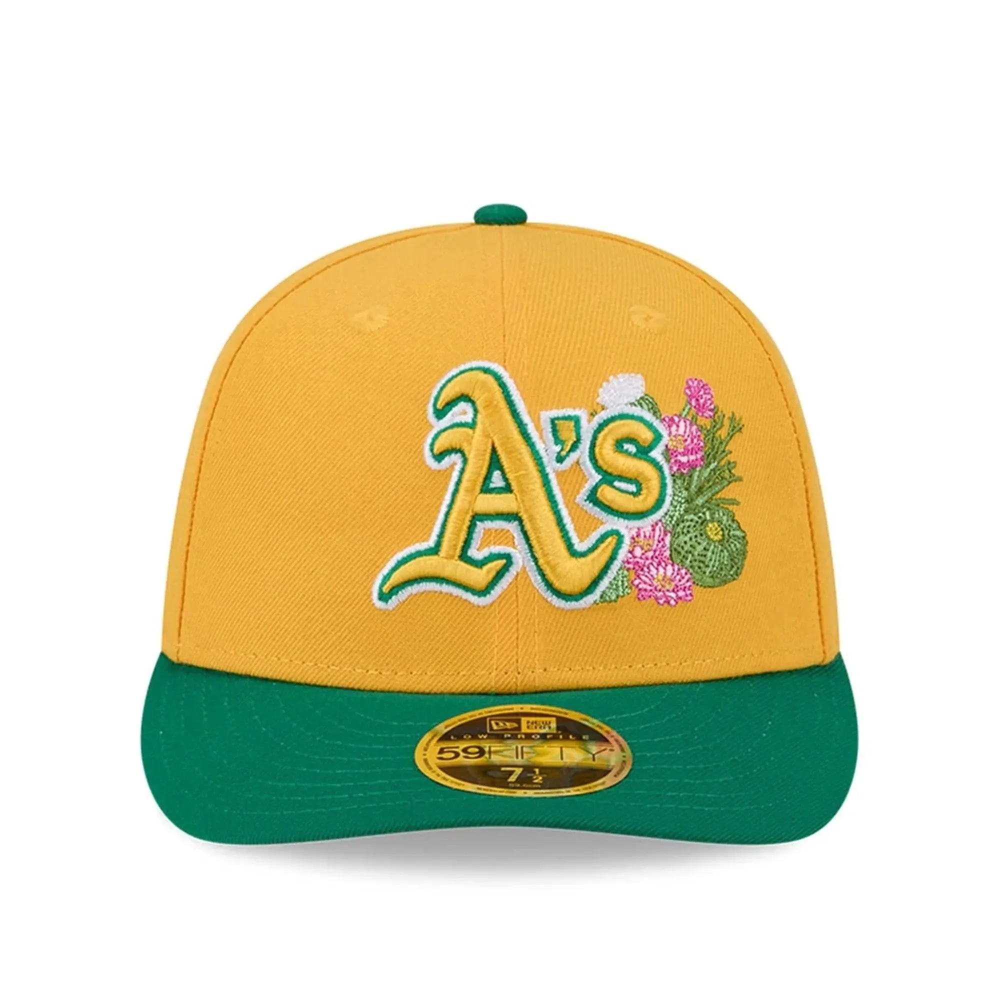 Uni Spring Cap Athletics MLB Spring Training 2026 Yellow Low Profile 59FIFTY Fitted ...