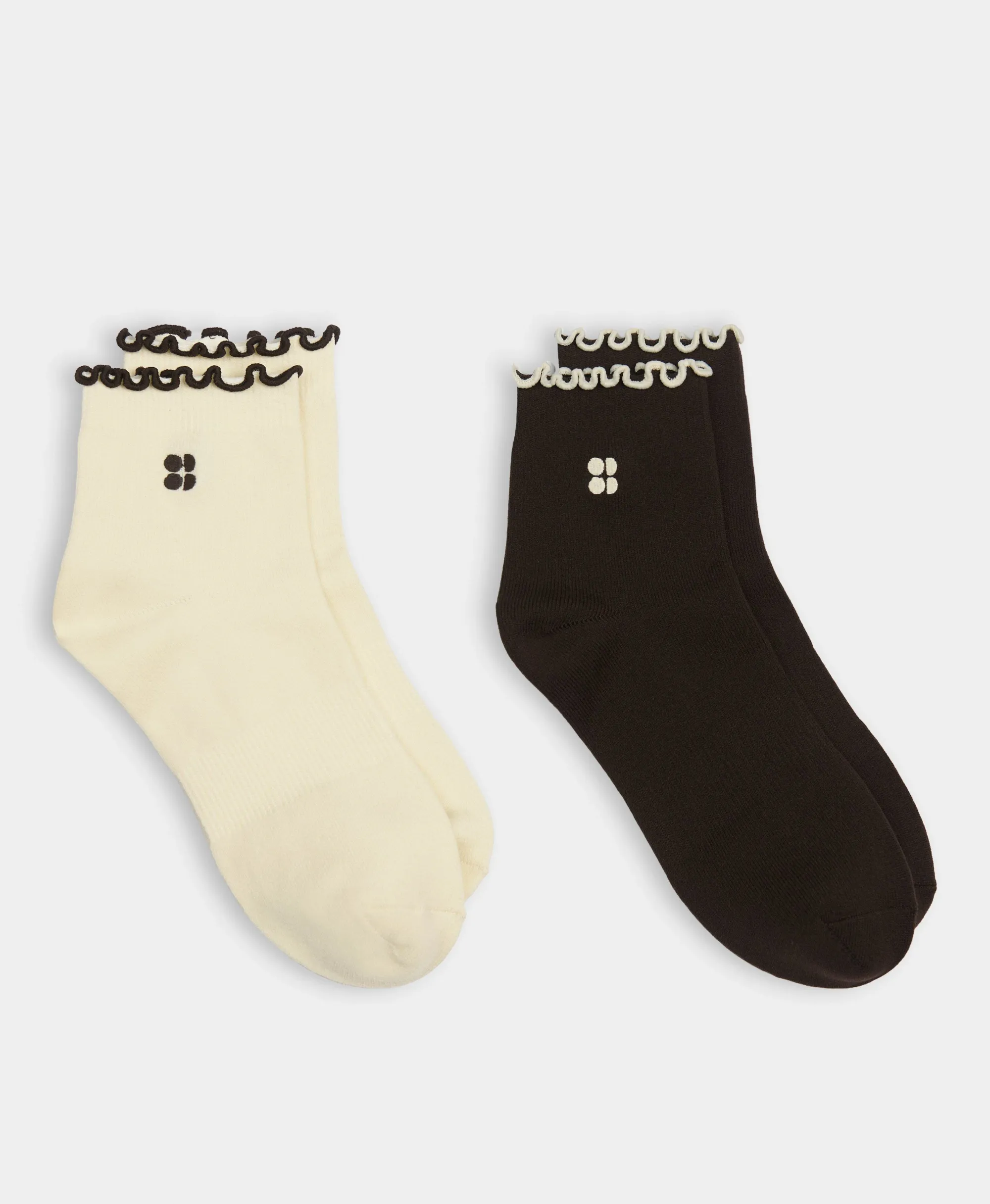 Frill Mini Crew Socks 2 Pack
