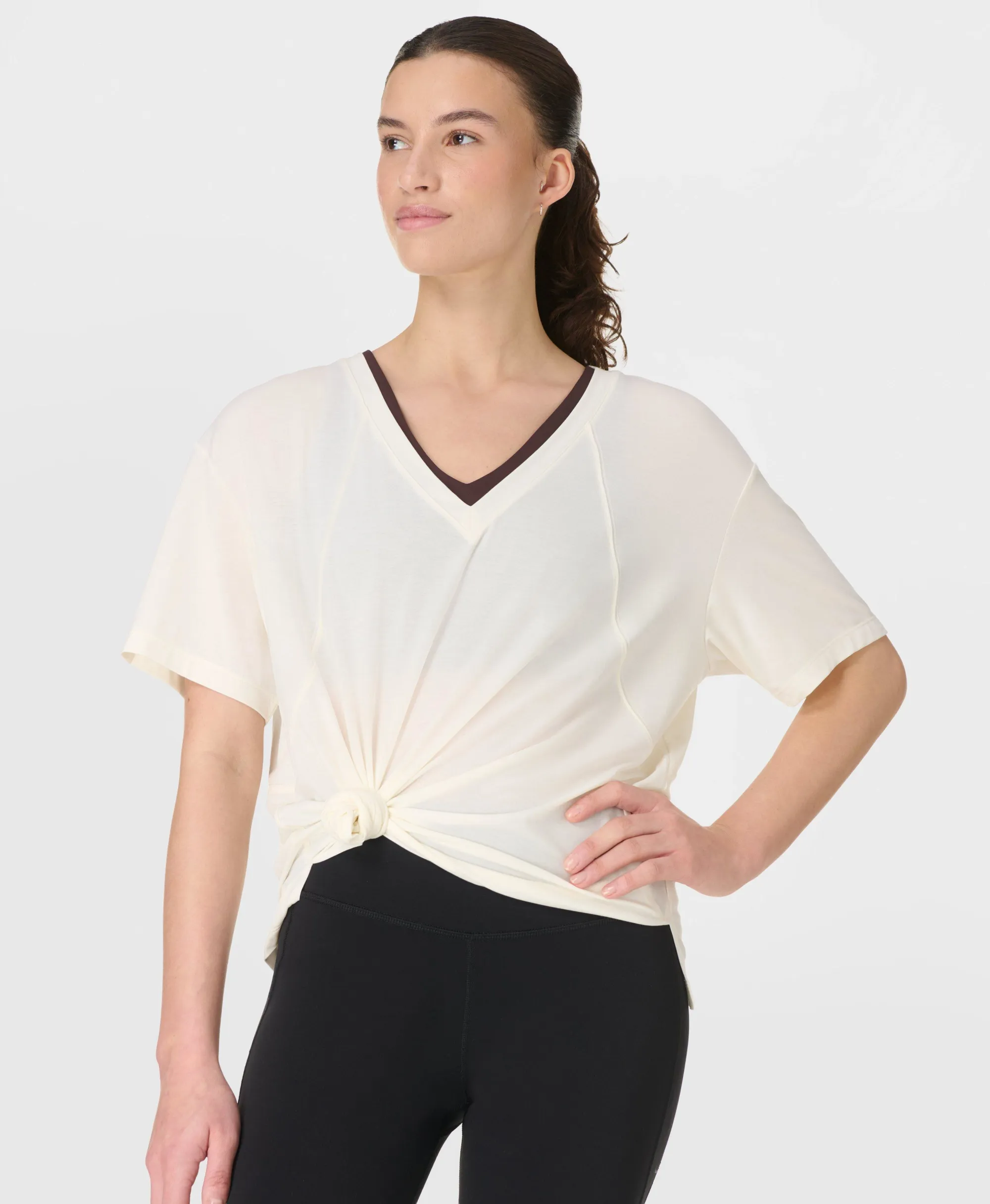 Soft Flow Studio V-Neck T-Shirt