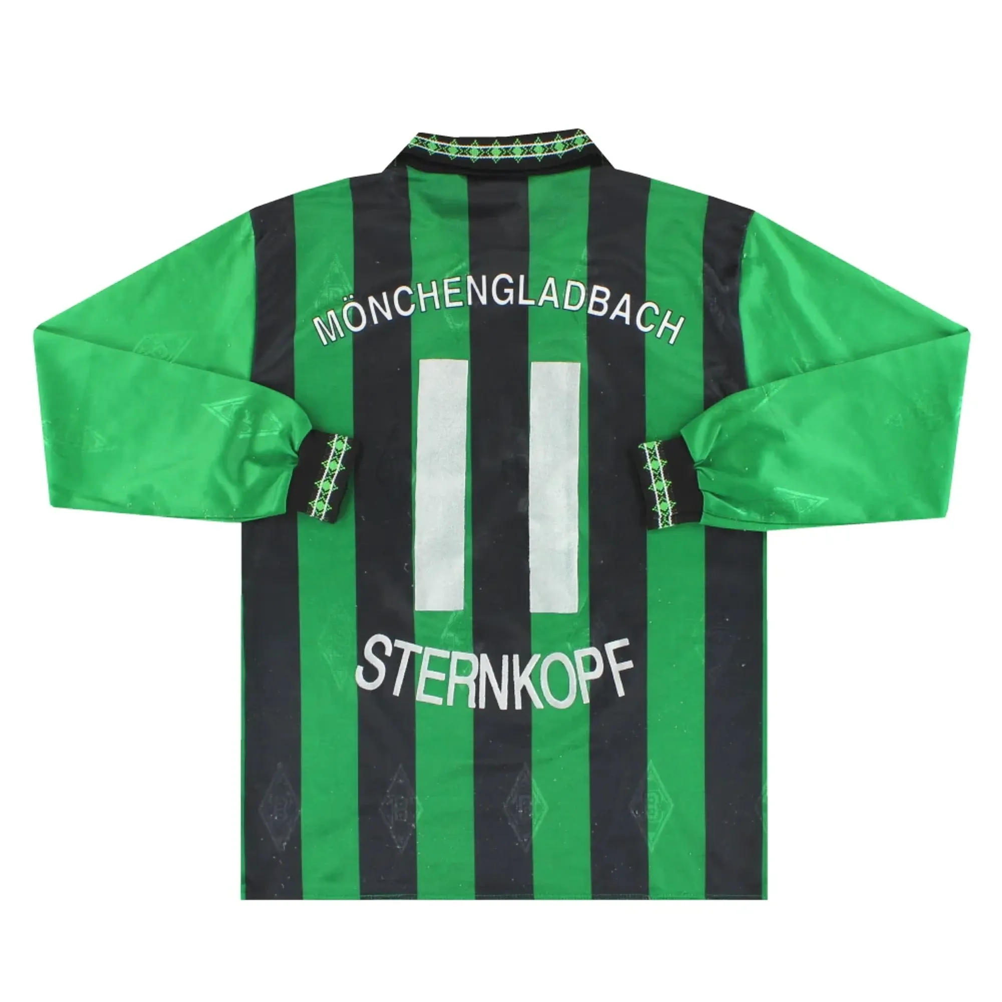 1995-96 Borussia Monchengladbach Away Shirt Sternkopf #11 L/S M - Other German Clubs / Very good 