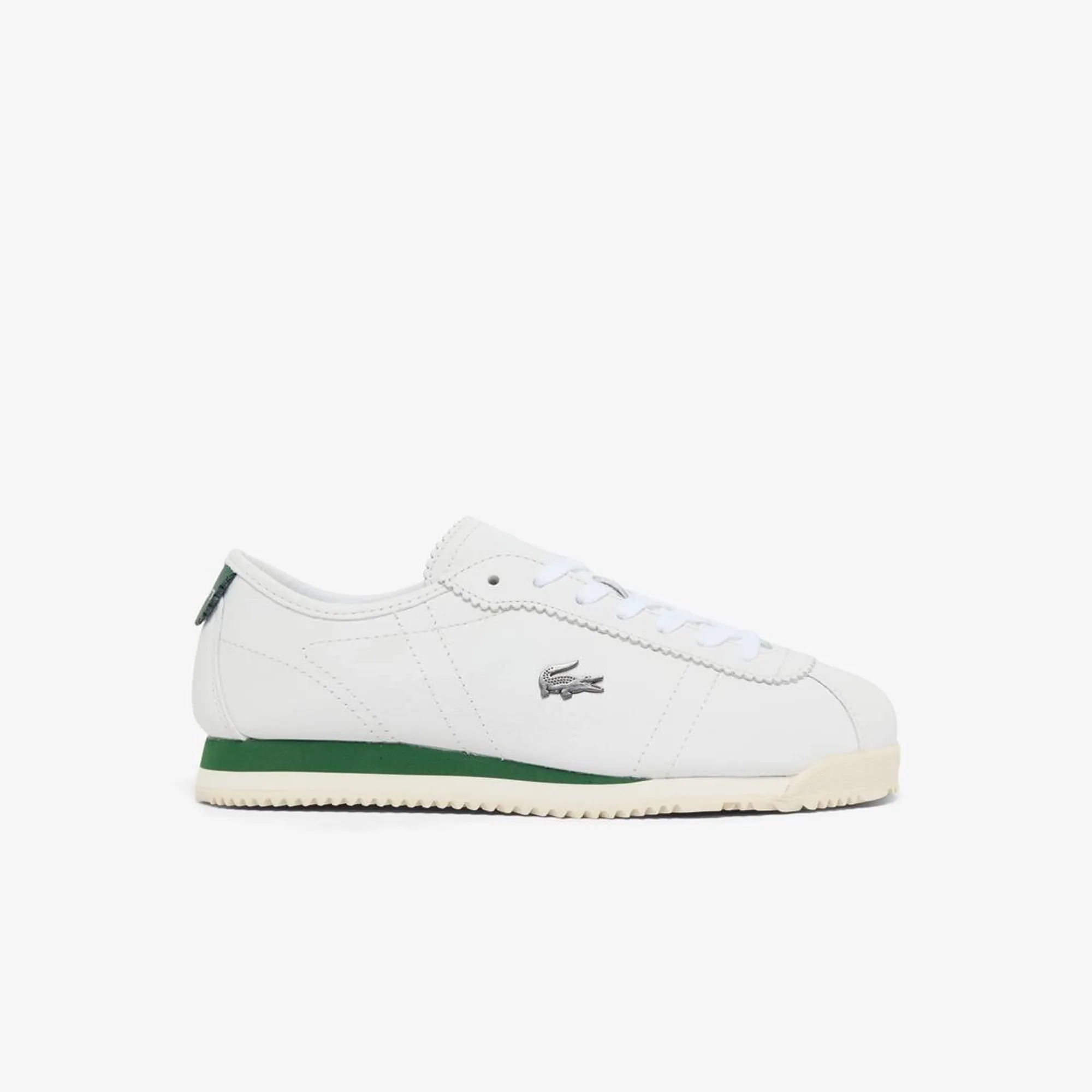 Lacoste Women's Club-Low Leather Sneakers - White & Off White