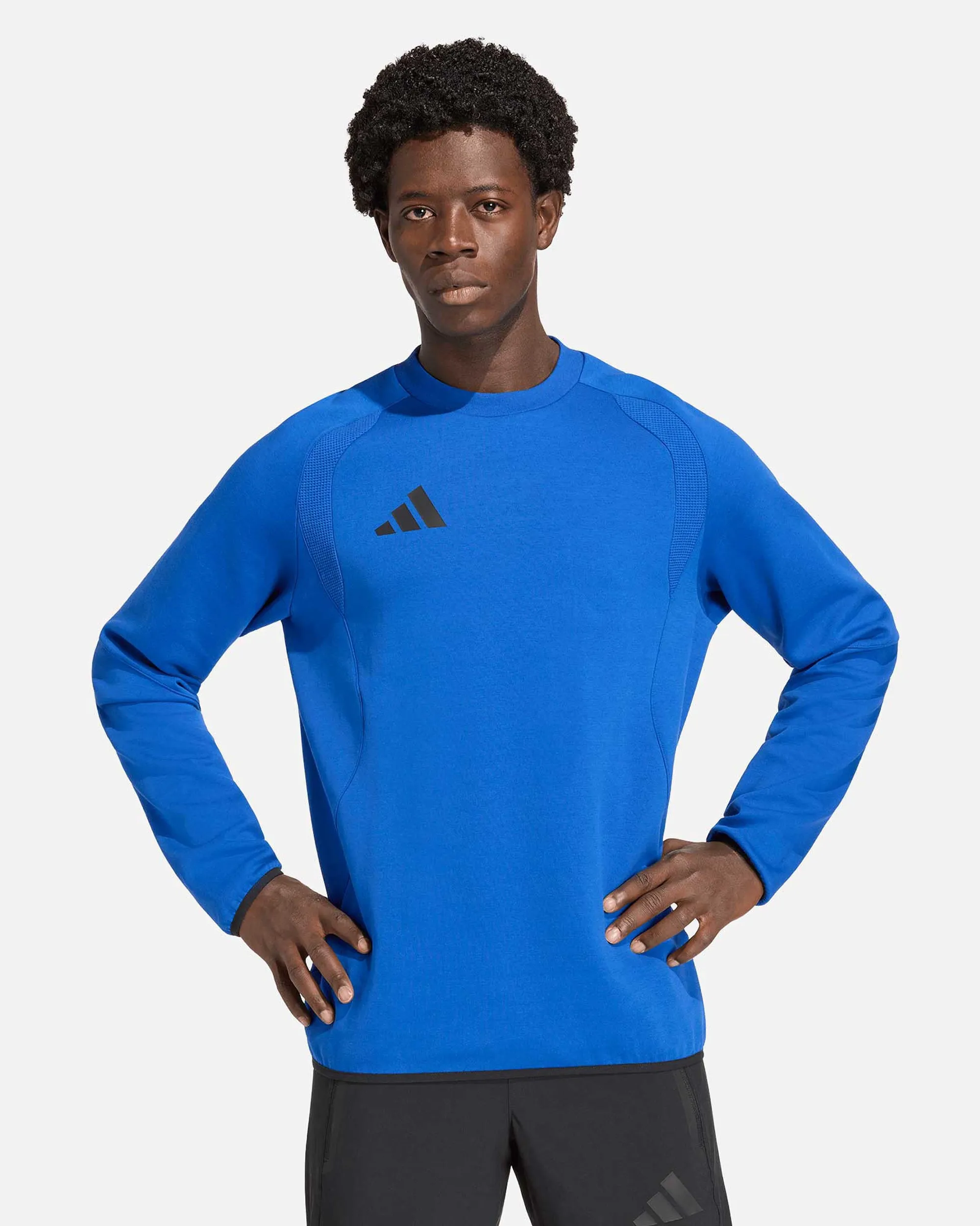 adidas Tiro Travel Cotton Crew Sweatshirt