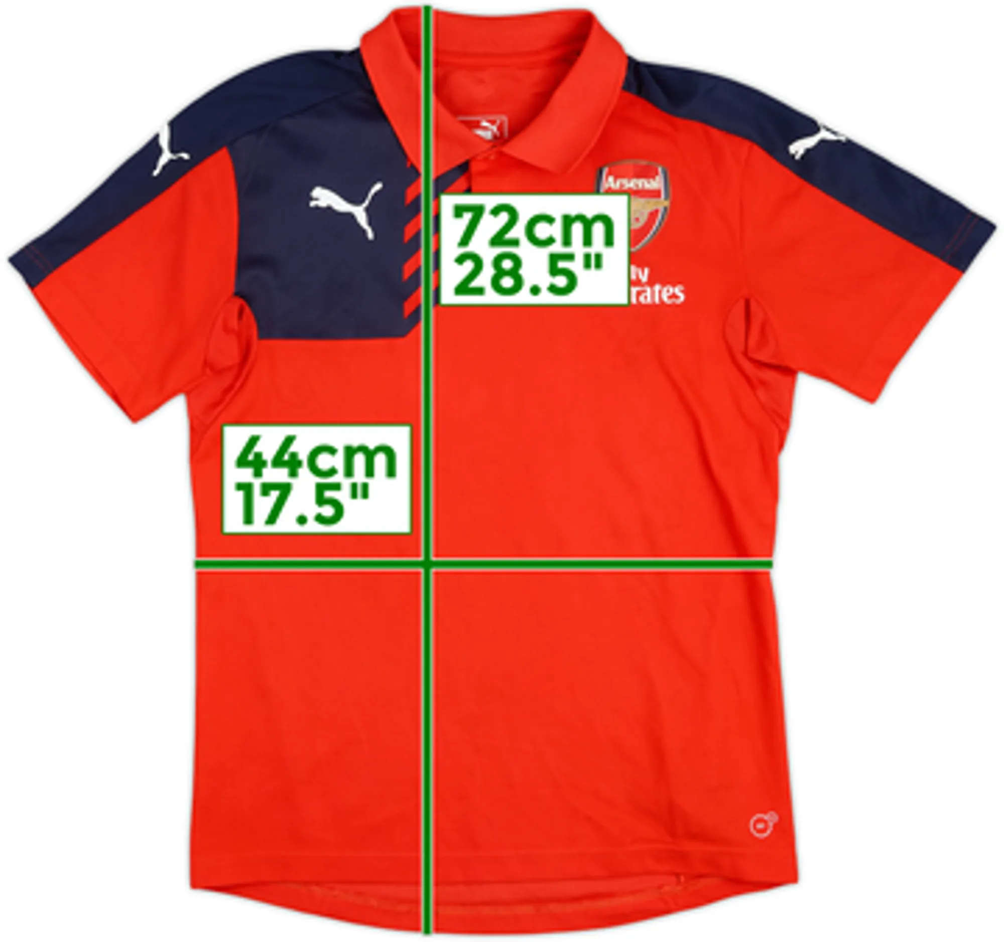 2015-16 Arsenal Puma Polo Shirt - 7/10 - (M)