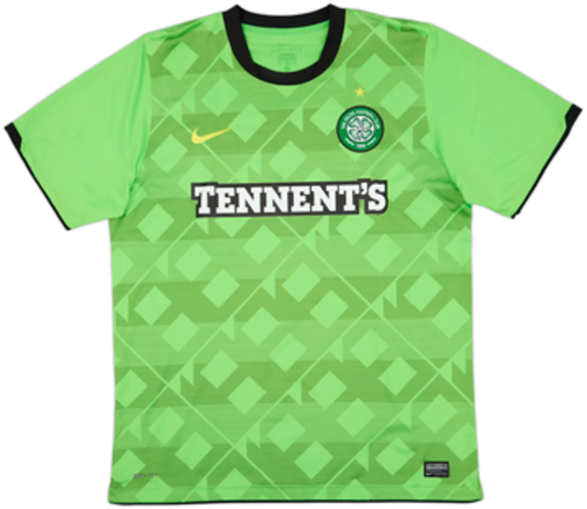 2010-11 Celtic Authentic Away Shirt Brown #8 - 8/10 - (XL)