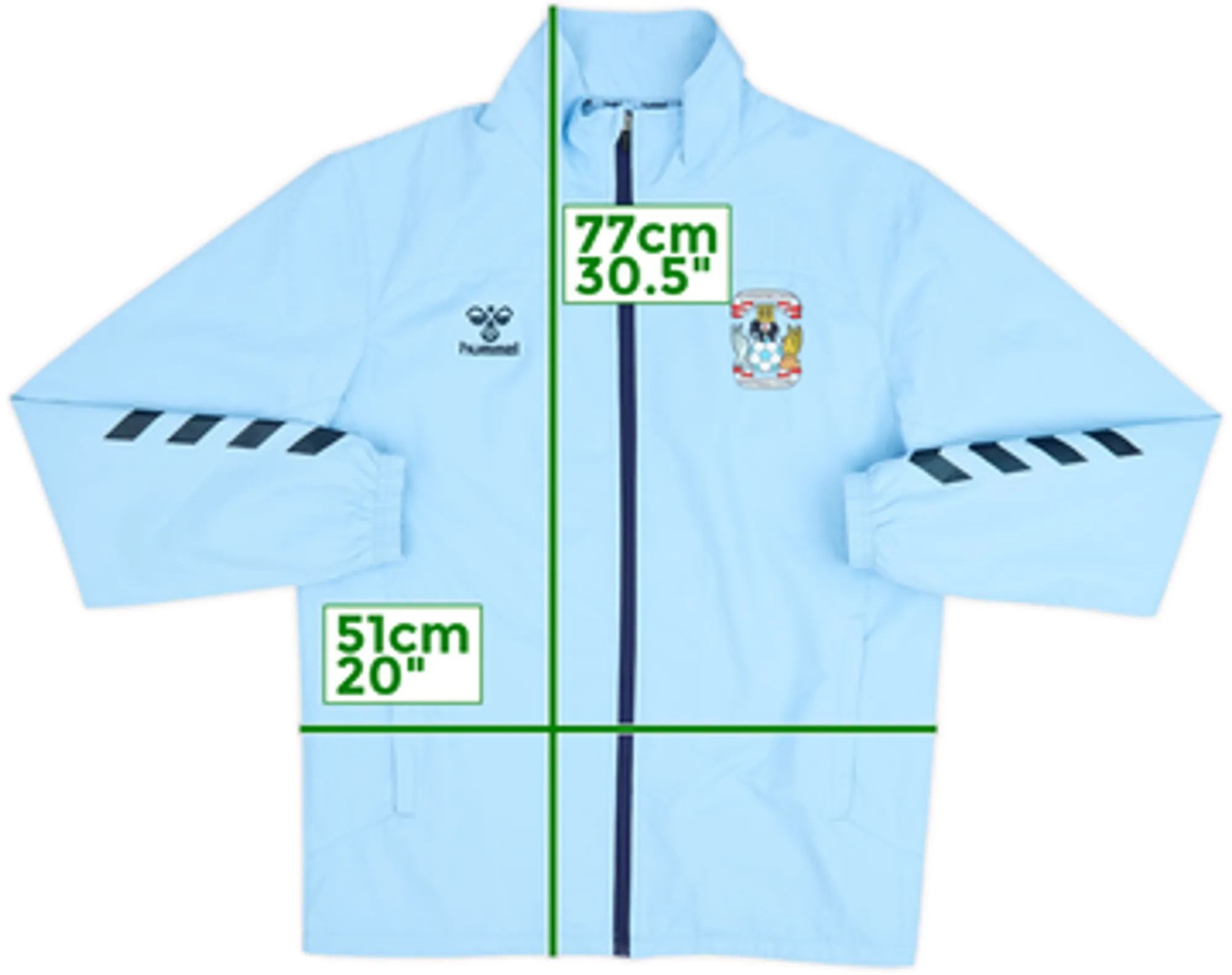 2020-21 Coventry Hummel Track Jacket - 10/10 - (S)