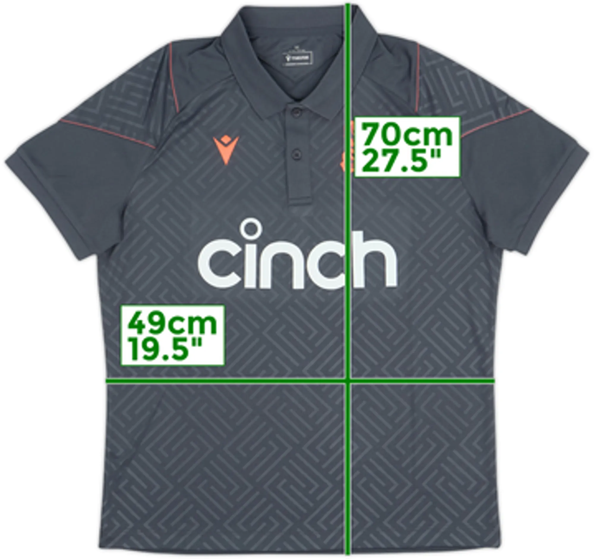 2023-24 Crystal Palace Macron Polo Shirt - 9/10 - (M)
