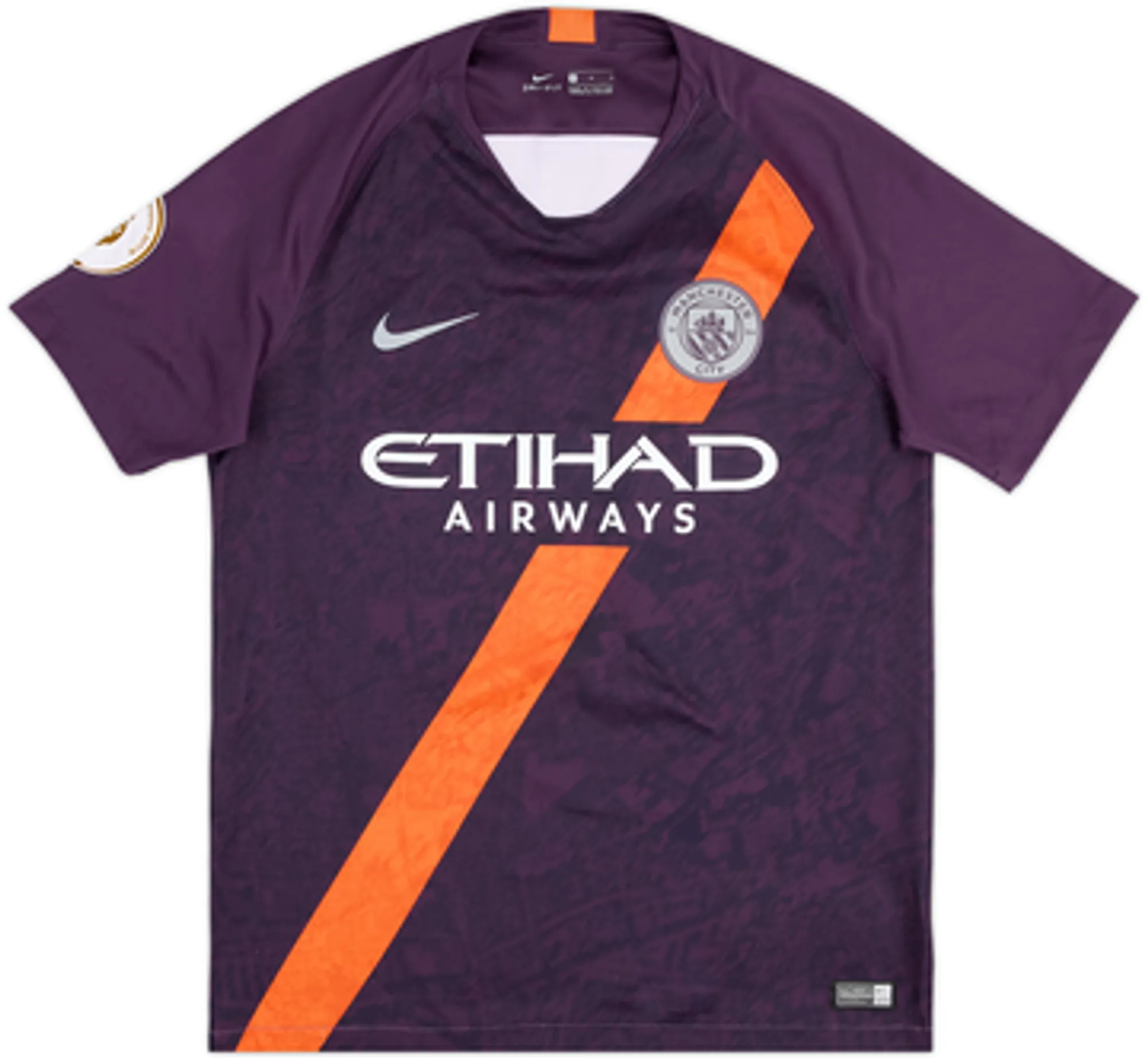 2018-19 Manchester City Third Shirt Kun Aguero #10 - 8/10 - (XL)