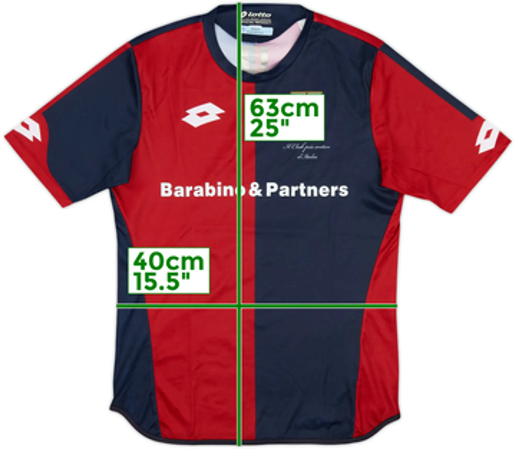 2015-16 Genoa Basic Home Shirt - 8/10 - (L.Boys)