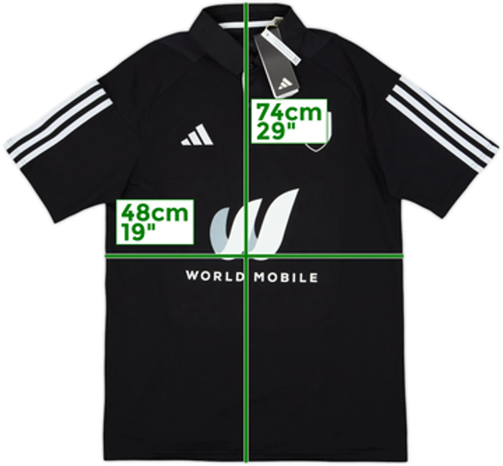2023-24 Fulham adidas Polo Shirt (S)