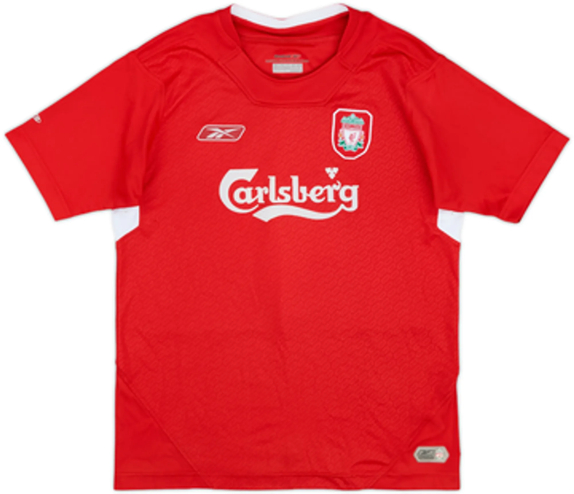 2004-06 Liverpool Home Shirt Riise #6 - 7/10 - (L.Boys)