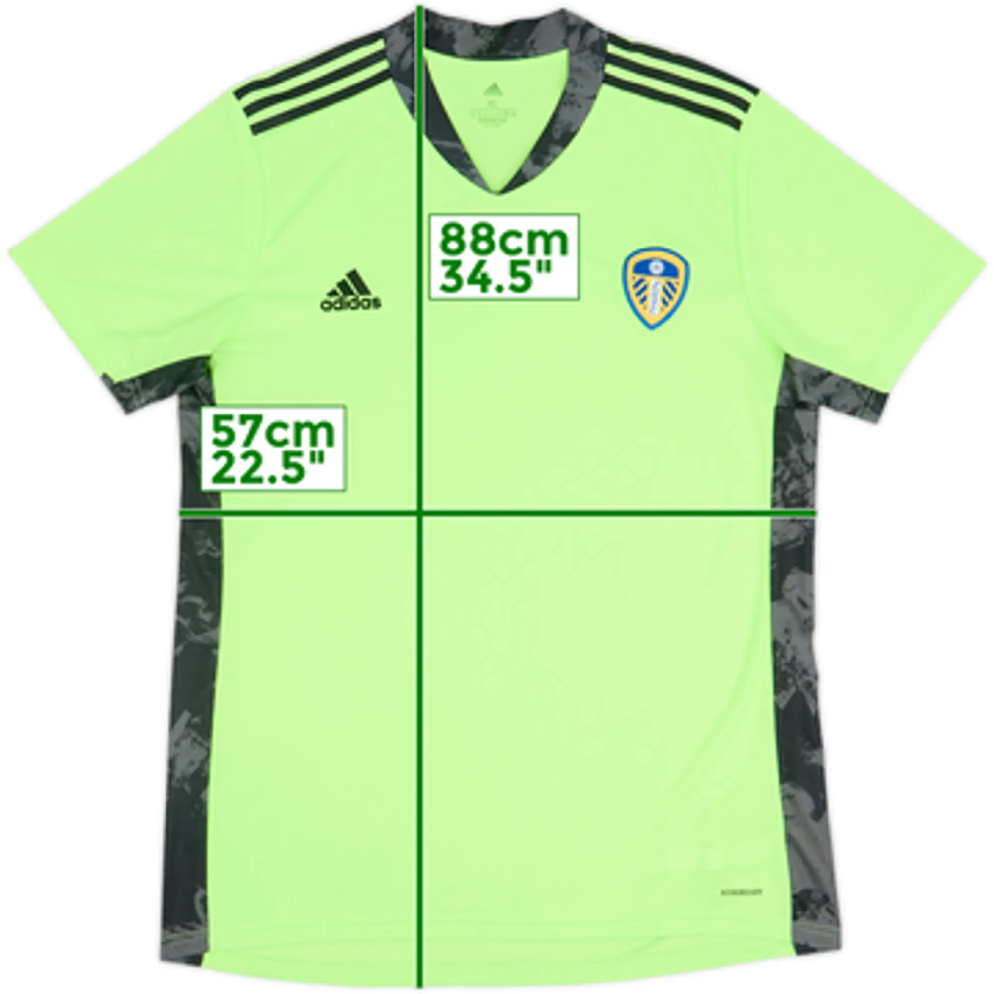 2020-21 Leeds united GK S/S Shirt - 9/10 - (XL)