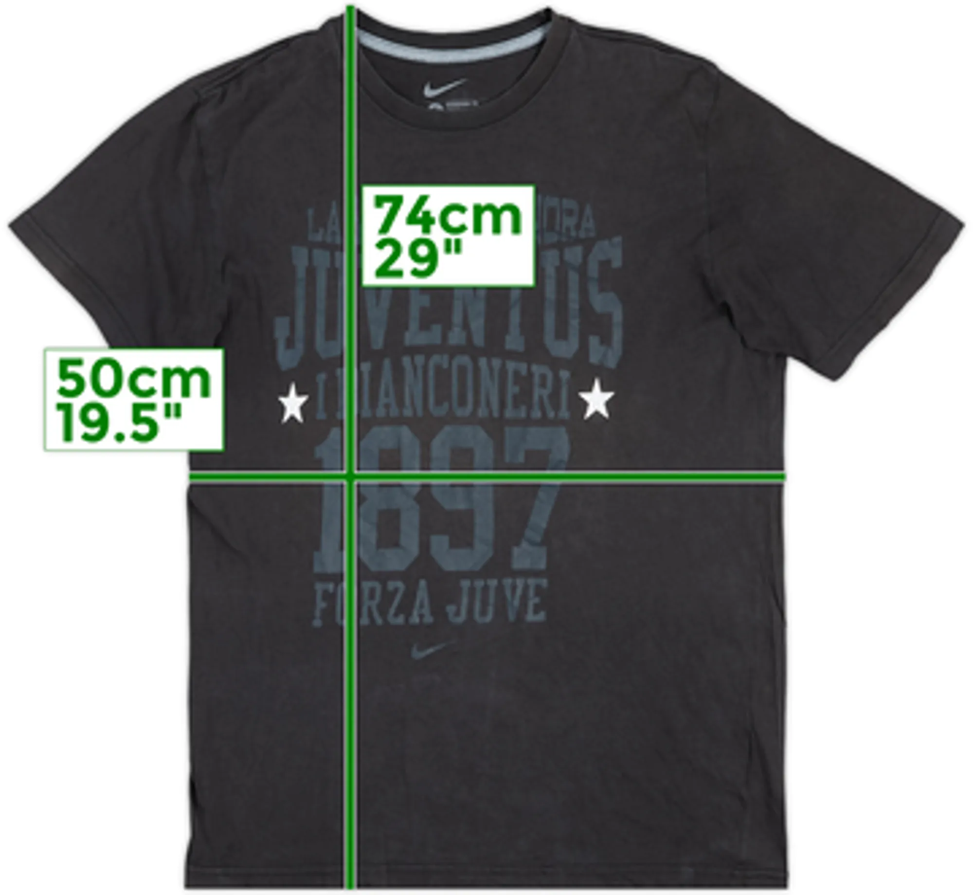 2010-11 Juventus Nike Cotton Tee - 9/10 - (L)