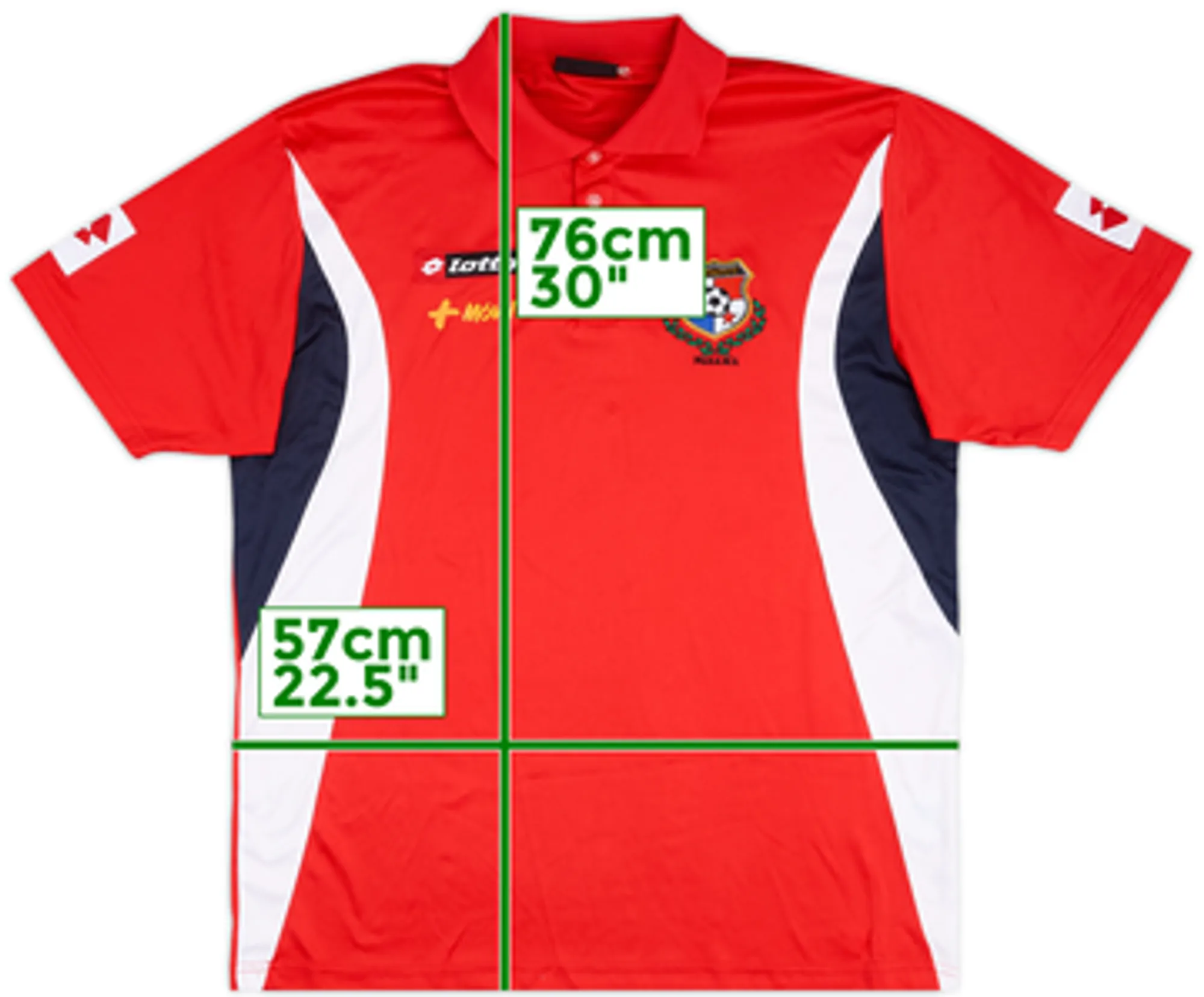 2008-10 Panama Lotto Player Issue Polo Shirt - 9/10 - (L)